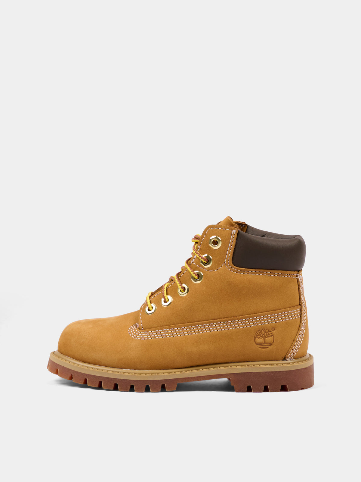 Anfibi gialli per bambini con logo,Timberland,TB1128097131