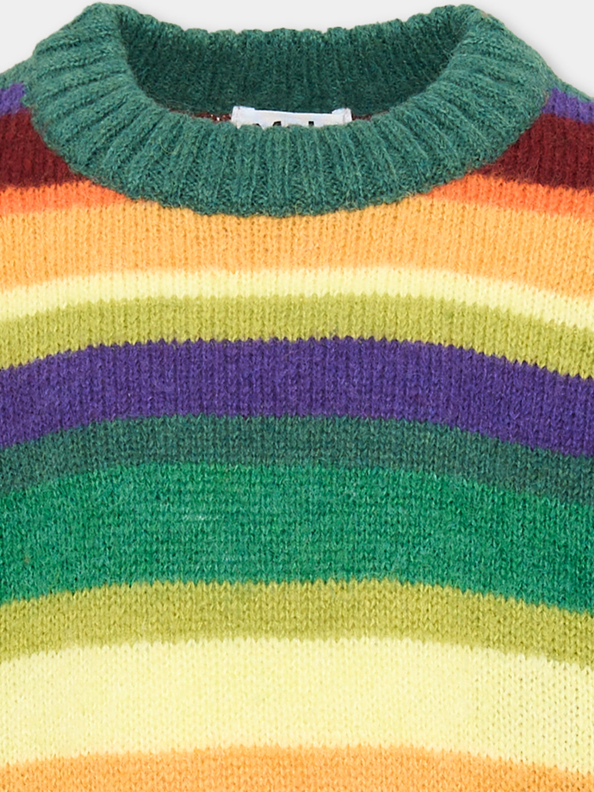 Maglione multicolor Bello a righe per bambino,Molo,1W24K202 2746