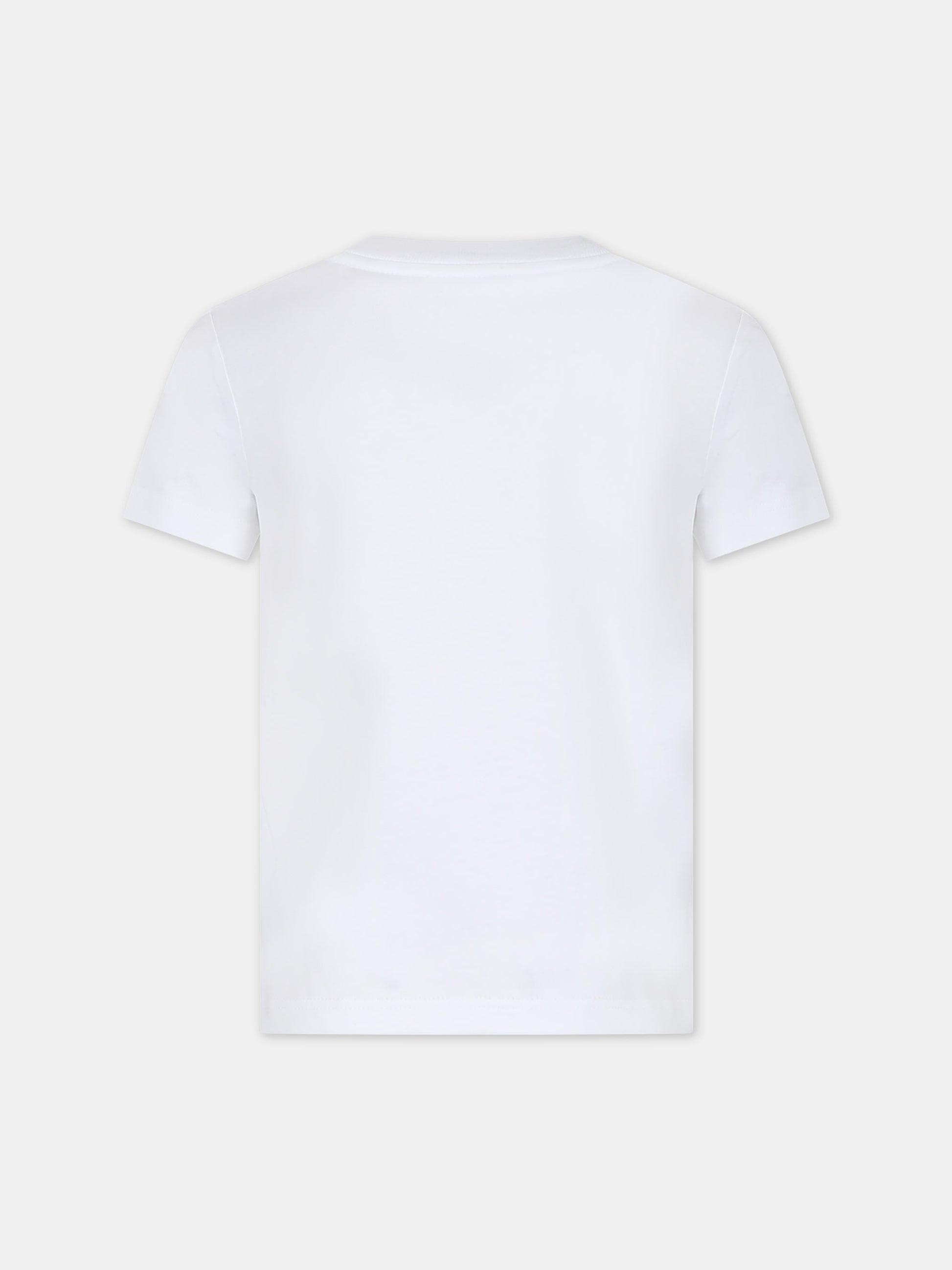 T-shirt bianca per bambini con stampa logo,Marc Jacobs,W55001 10P