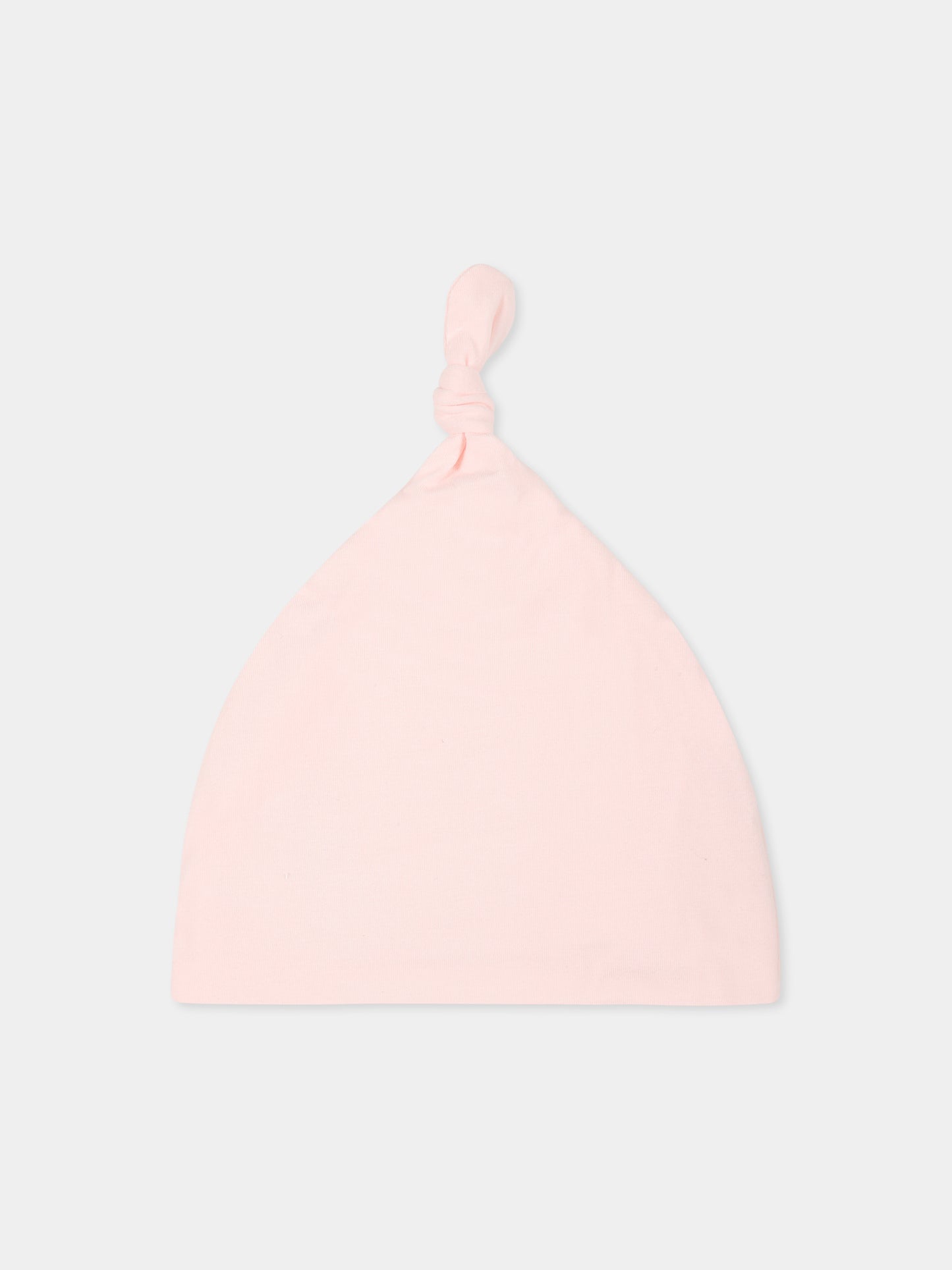 Cappello rosa per neonata con orsetto,Nanán,I24006 R