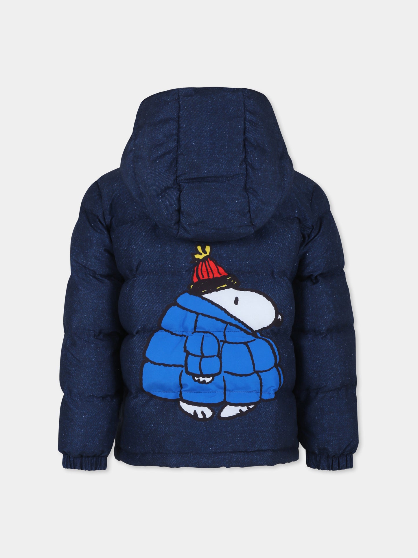 Piumino blu per bambino con Snoopy,Mc2 Saint Barth,BAX0006 - 02383G