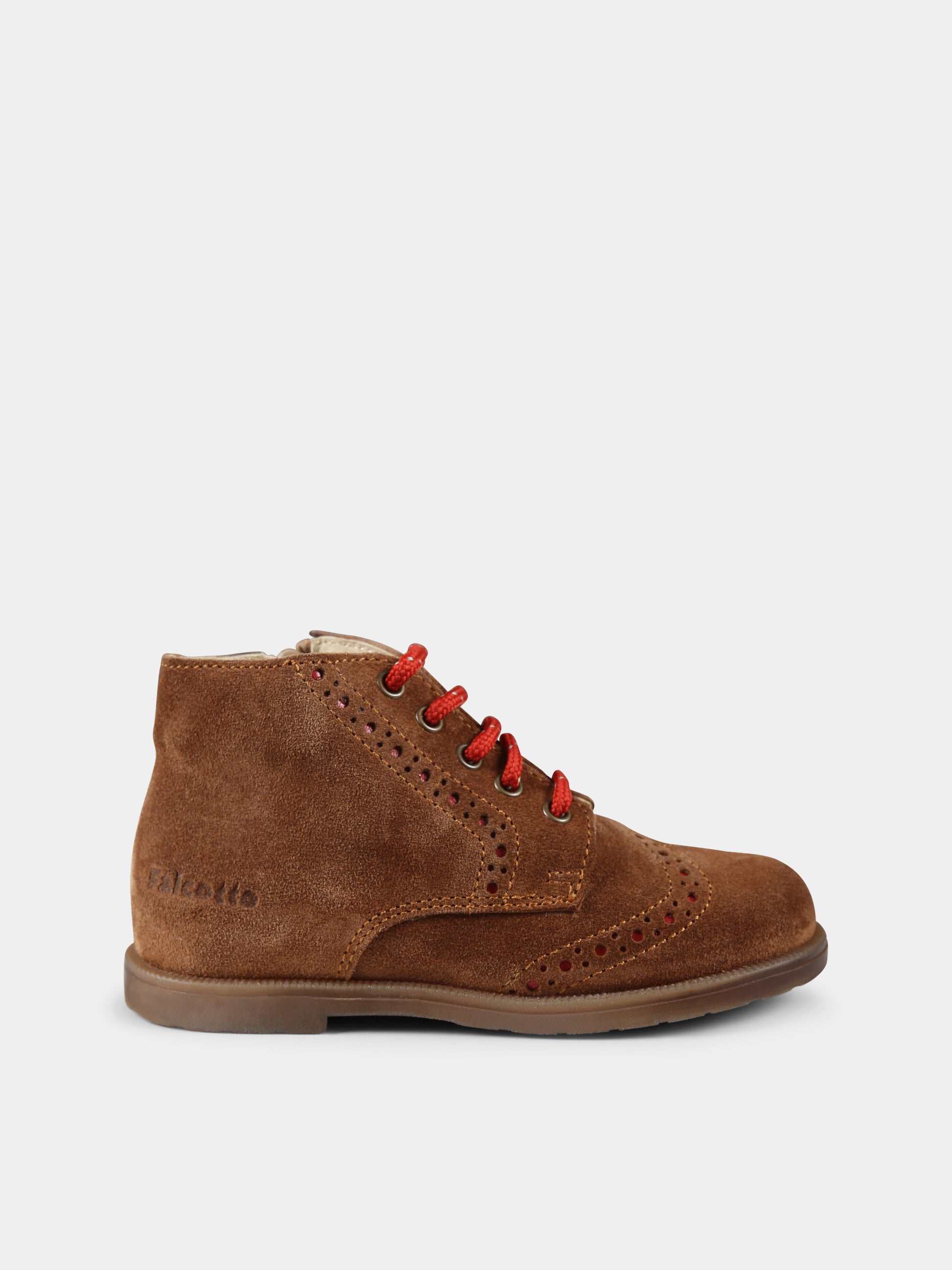 Stringate marroni per neonato e bambino,Falcotto,0D02 001 2018760 01