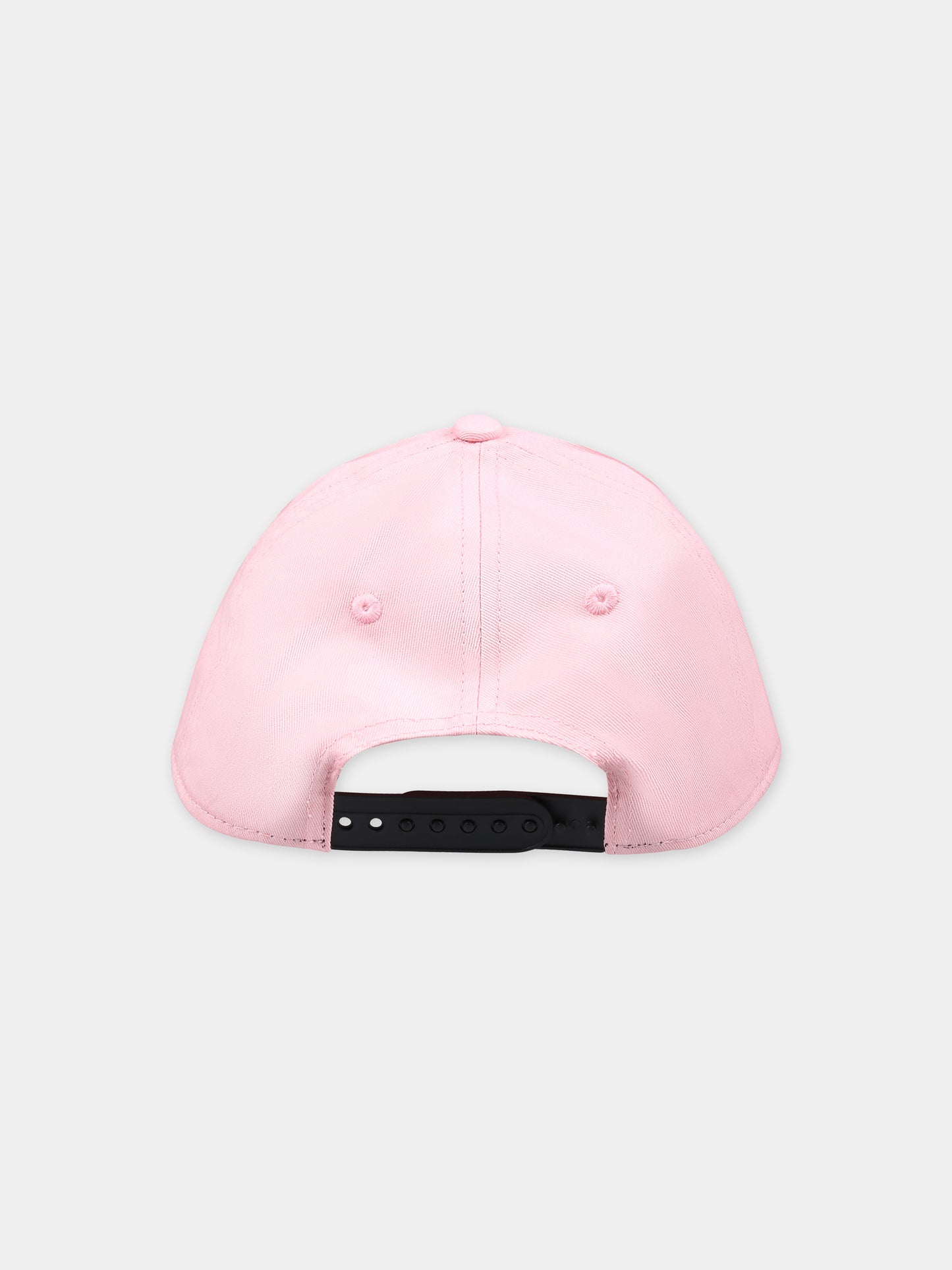 Cappello rosa per bambina con logo e cuore,Sonia Rykiel Paris,A11000 45T