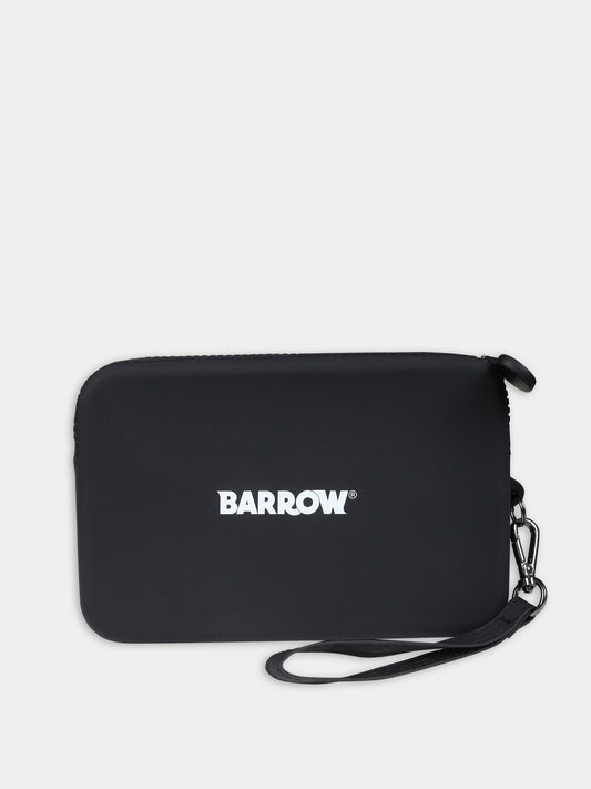 Pochette nera per bambina con smile,Barrow,S4BKJUBA166 110