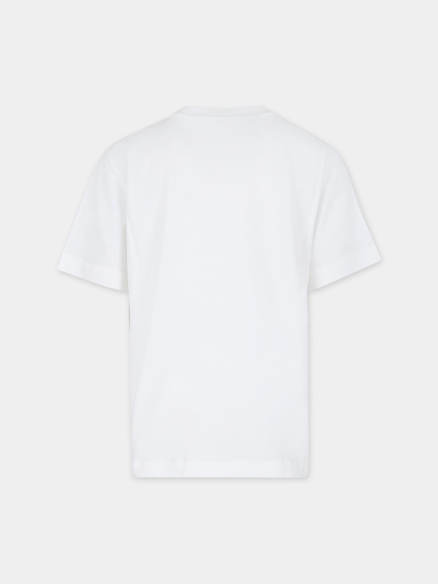 T-shirt avorio per bambina con Pegaso,Etro,GU8P21 Z2081 101RO