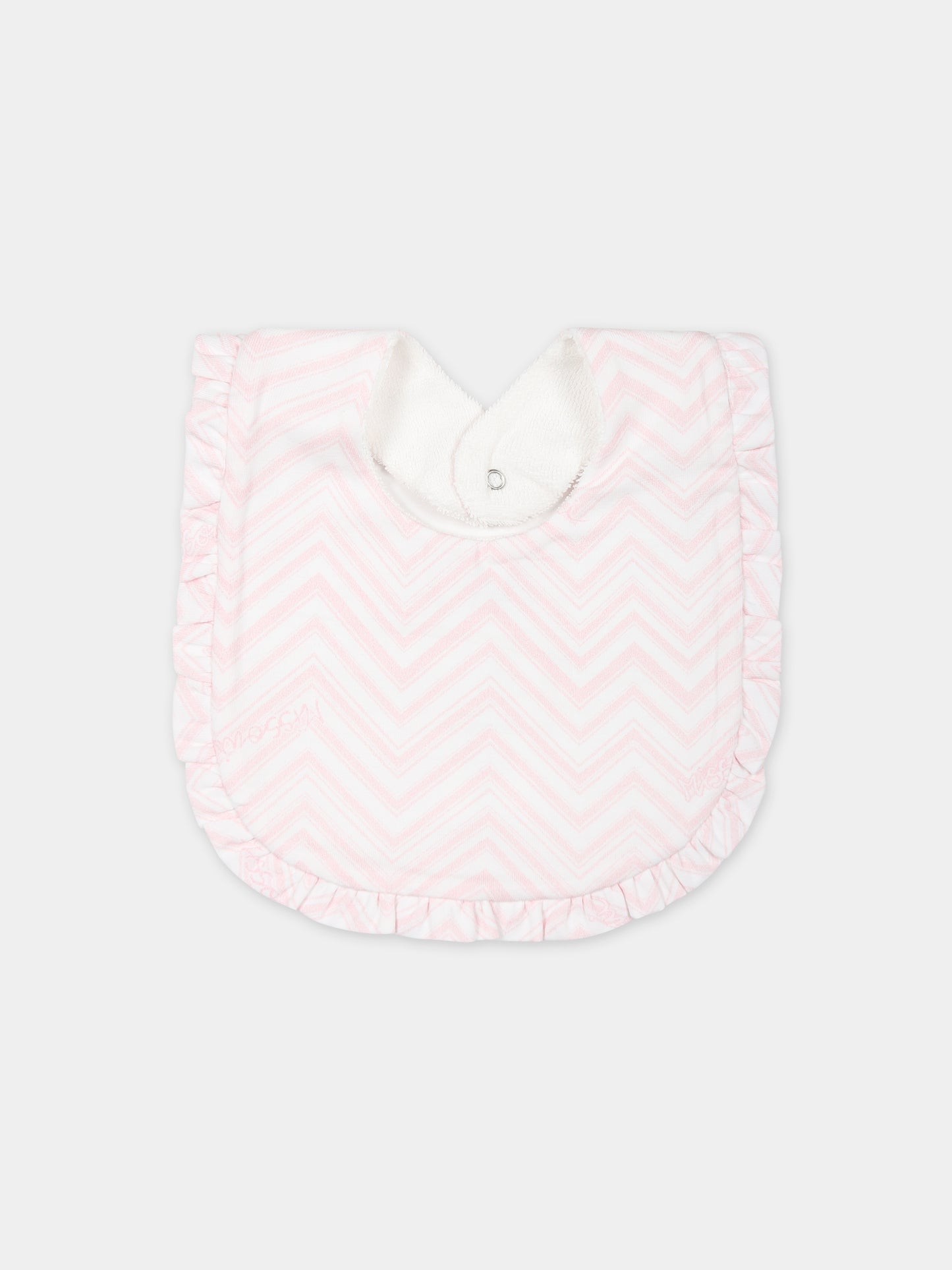 Set bianco per neonata con motivo chevron,Missoni,MUB020 J0394 100RS