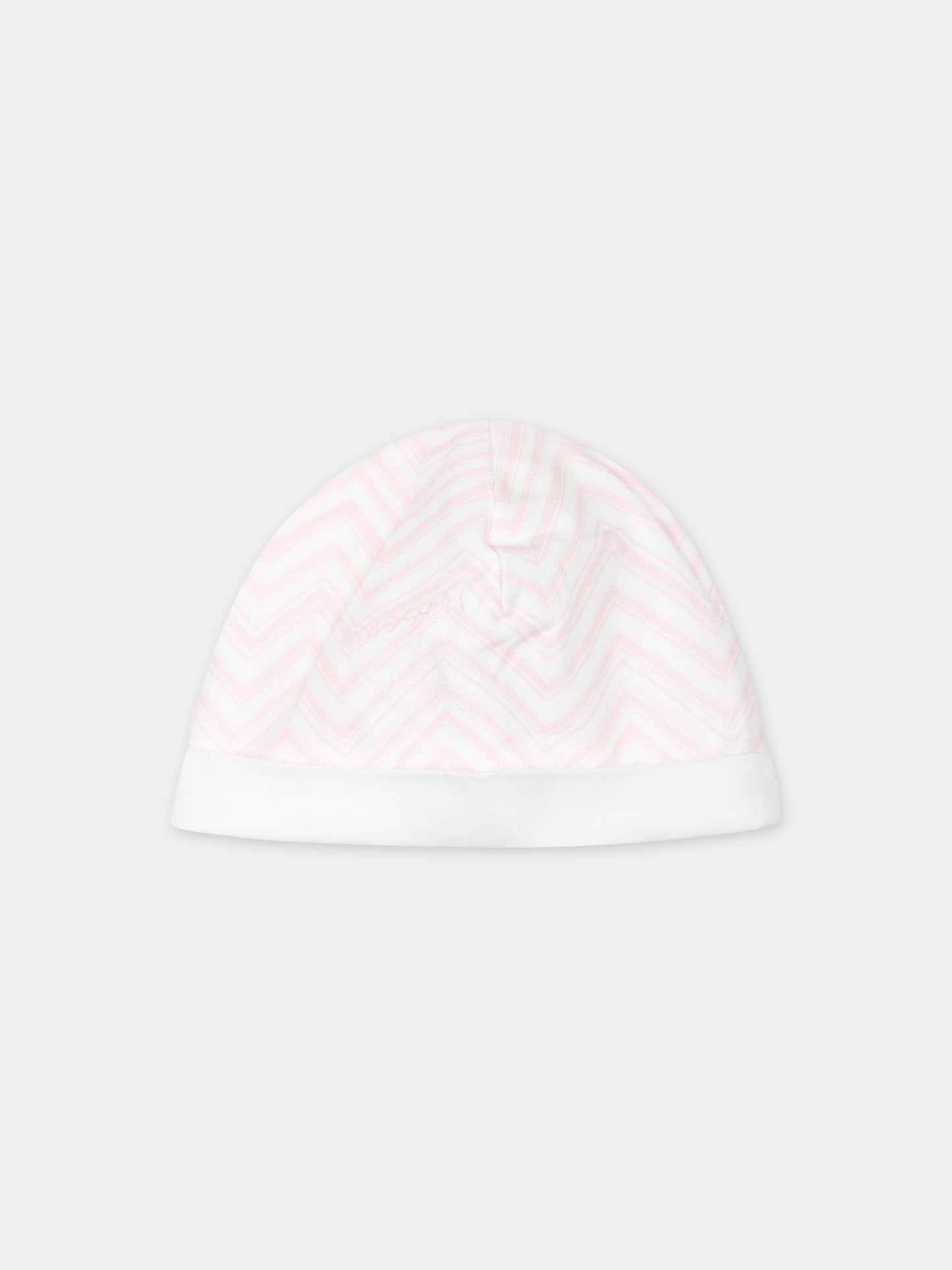 Set bianco per neonata con motivo chevron,Missoni,MUB020 J0394 100RS