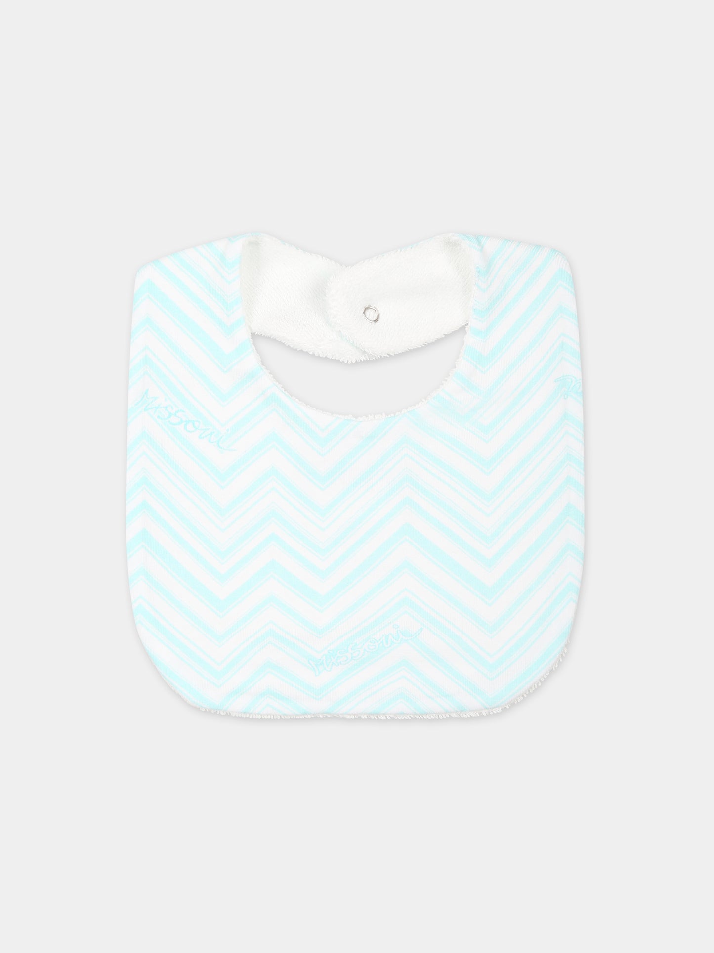 Set bianco per neonato con motivo chevron,Missoni,MUB540 J0394 100CE