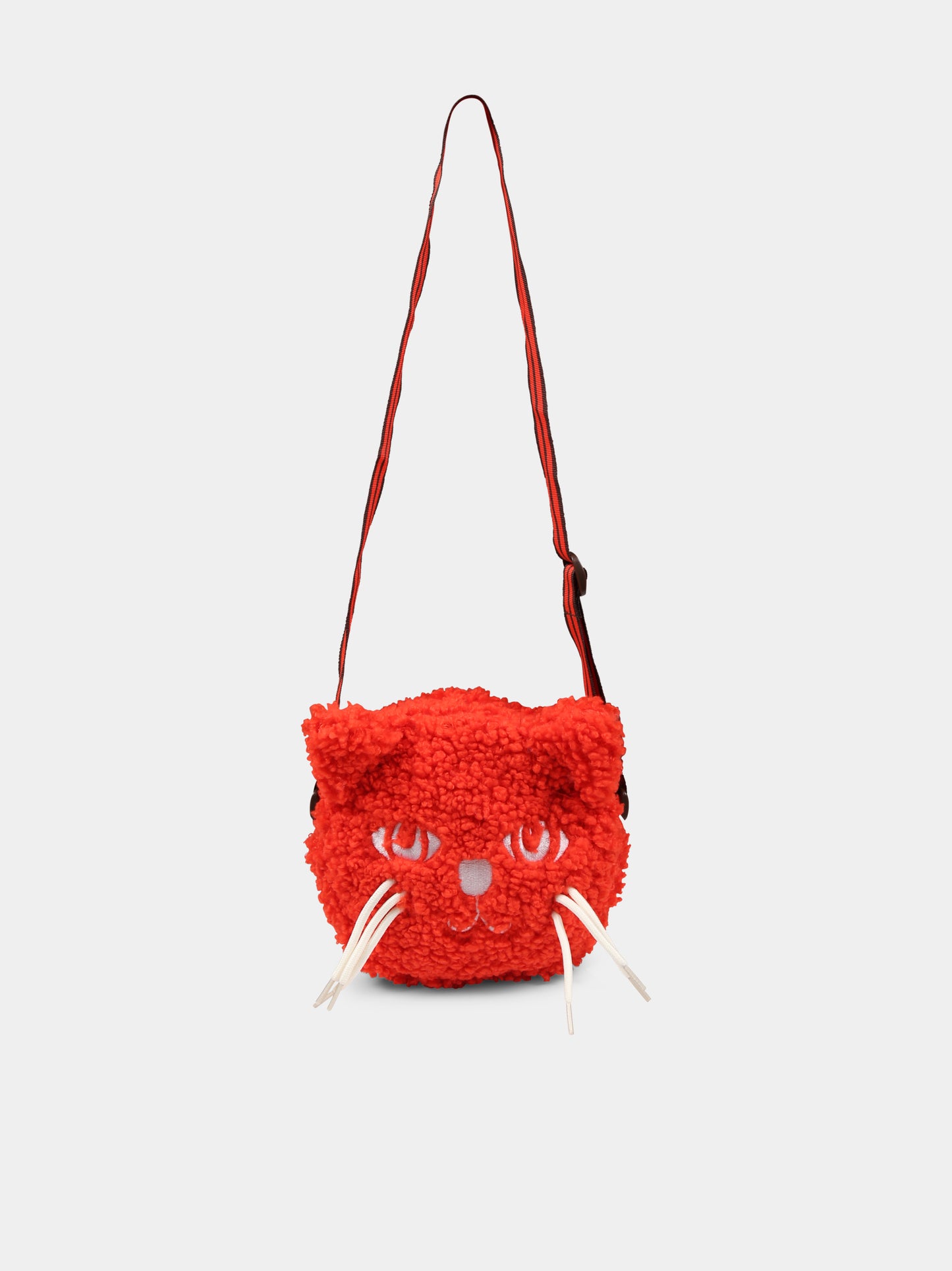 Borsa rossa per bambina con gatto,Mini Rodini,2516011542