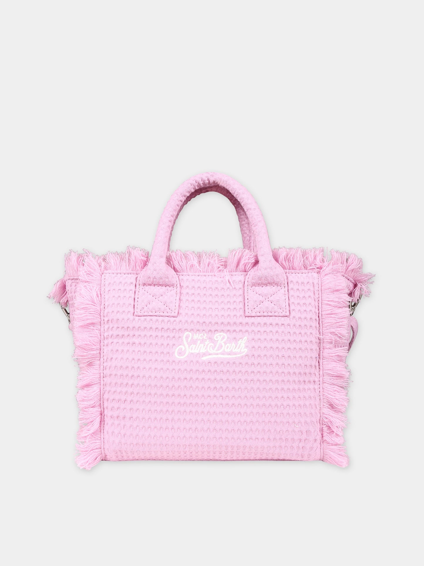 Borsa mare rosa per bambina con logo,Mc2 Saint Barth,COL0005 00345F