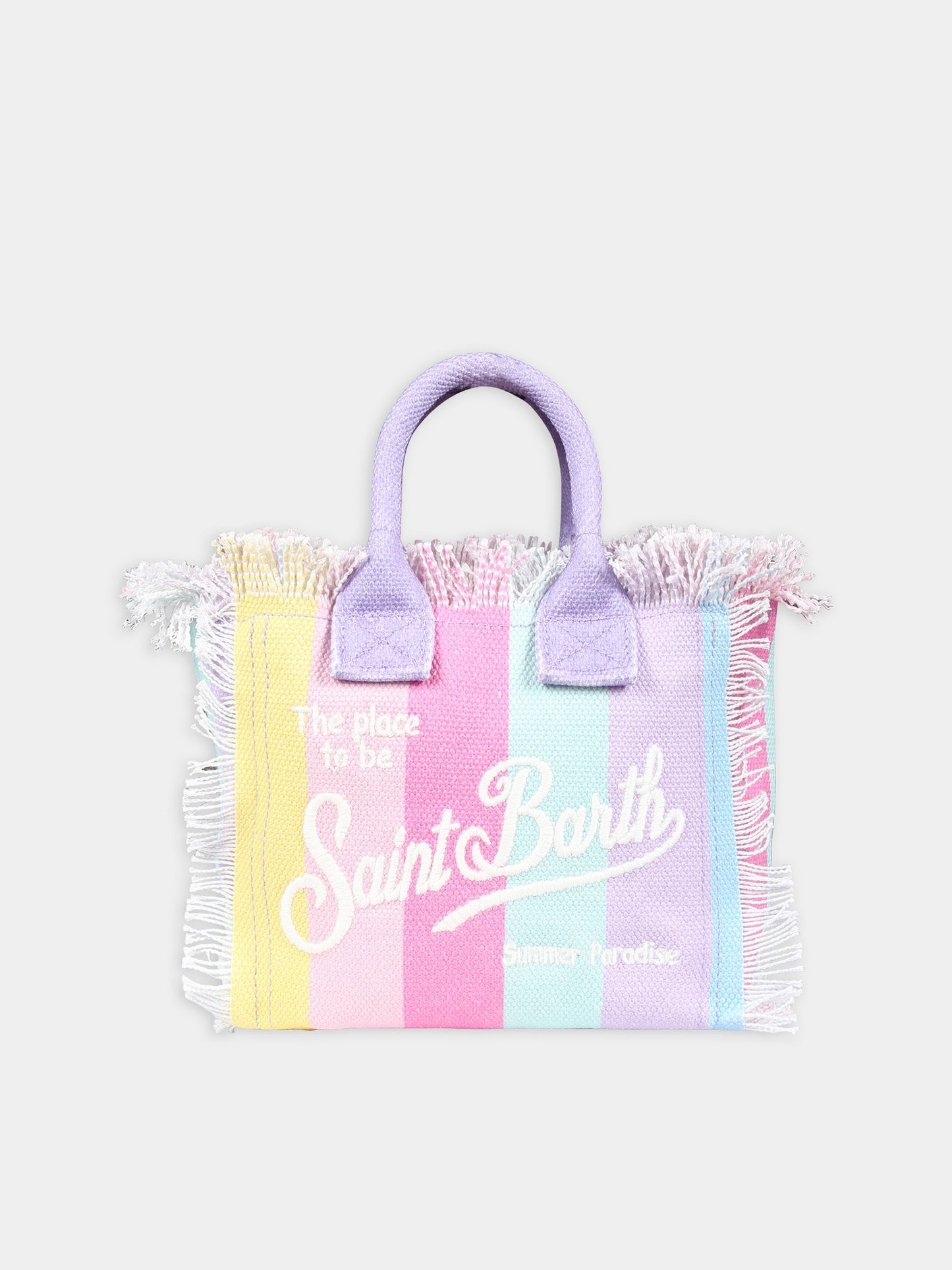 Borsa multicolor per bambina con logo,Mc2 Saint Barth,VAMI001 01191F