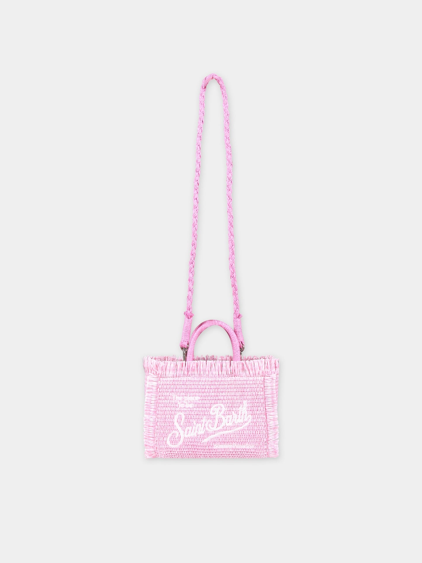 Borsa rosa per bambina con logo,Mc2 Saint Barth,VAMI009 01316F