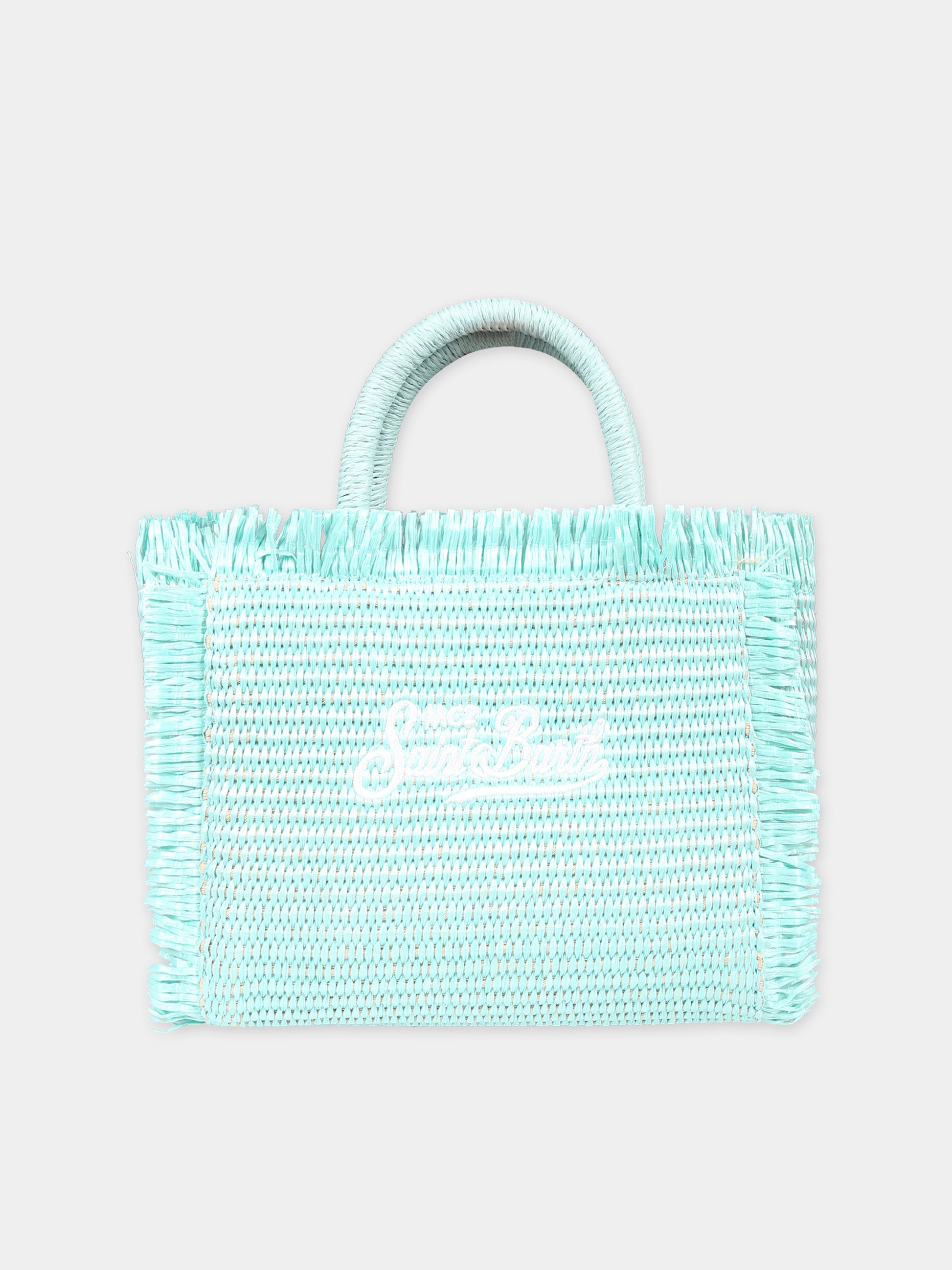 Borsa verde per bambina con logo,Mc2 Saint Barth,VAMI009 00379F