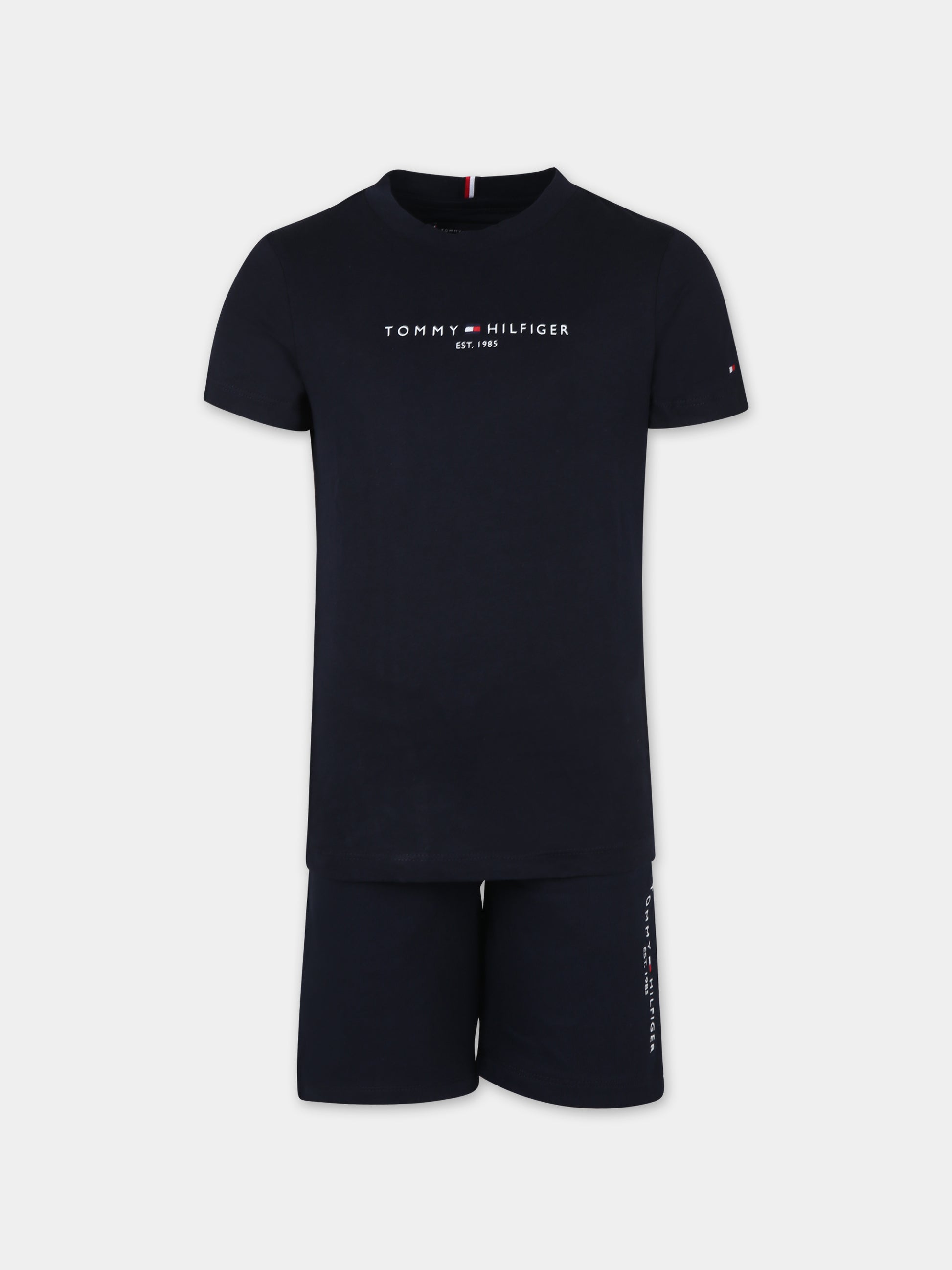 Completo blu per bambino con logo,Tommy Hilfiger Junior,24STHKB0KB08829J DW