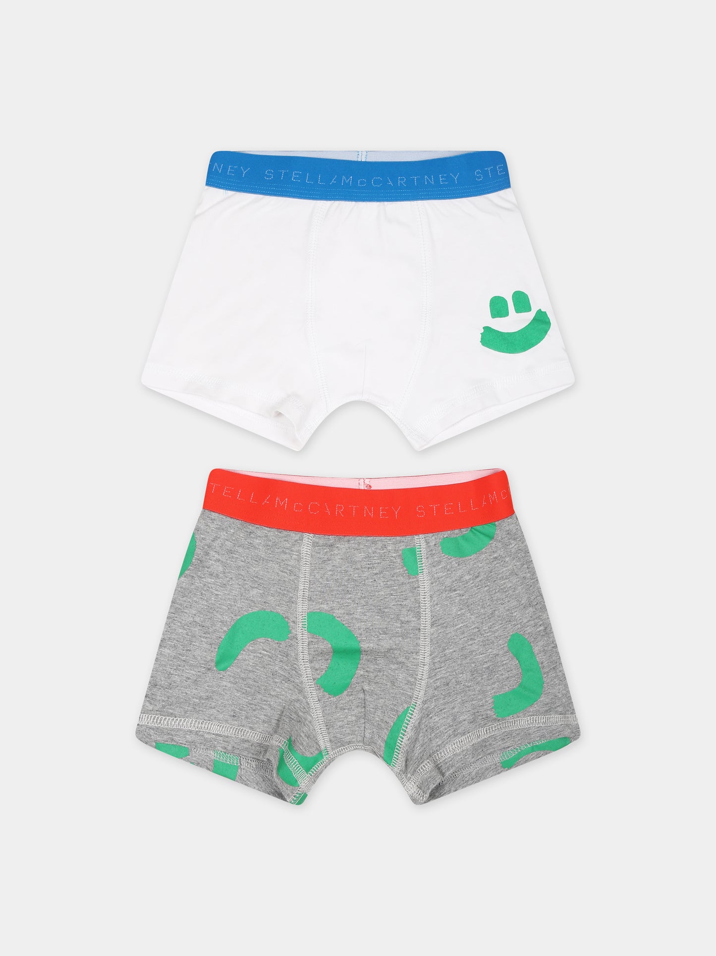 Set boxer multicolor per bambino con smile,Stella Mccartney Kids,TS0Q09 Z0808 999