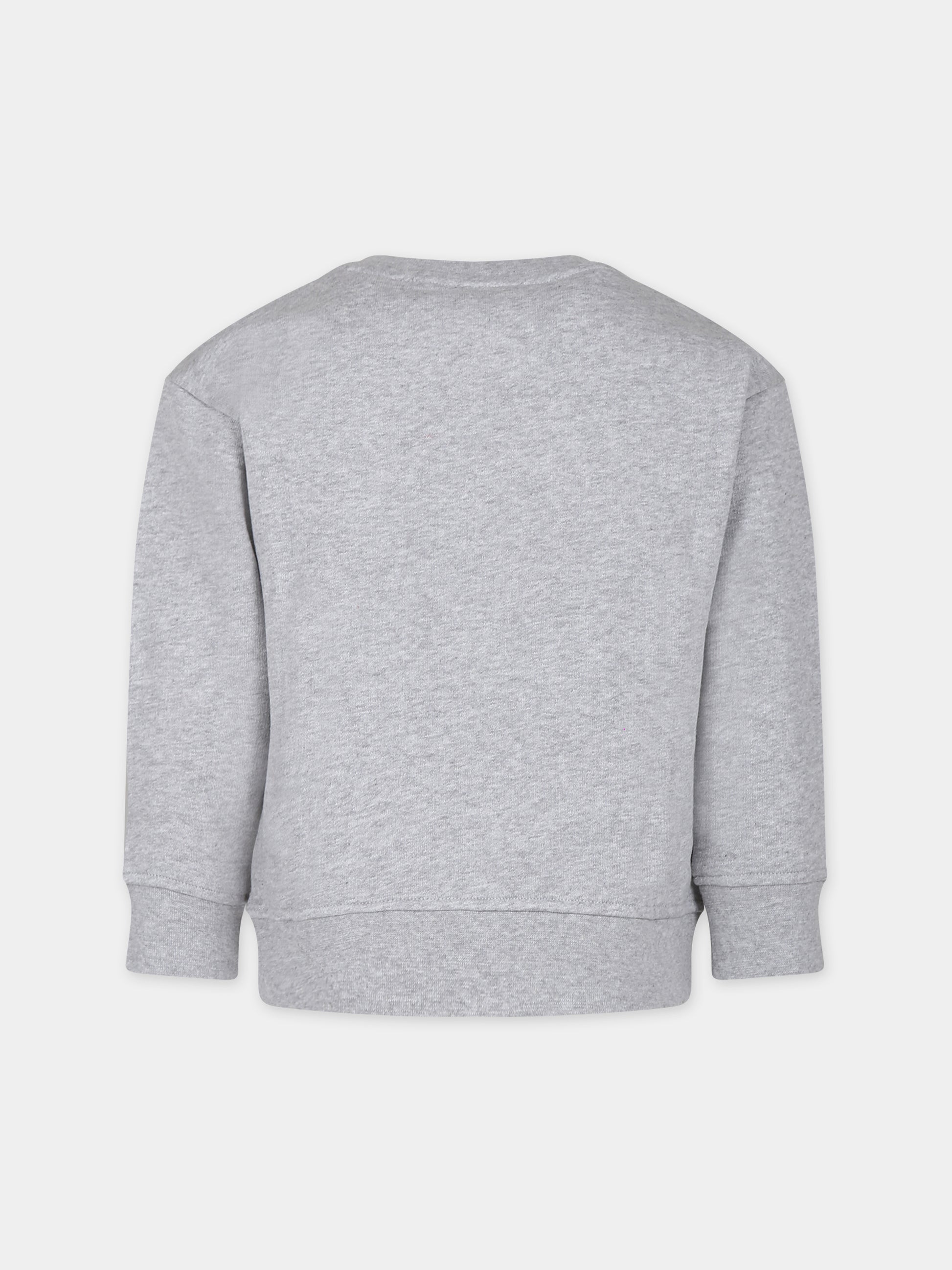 Felpa grigia per bambino con logo,Stella Mccartney Kids,TT4S30 Z0447 905