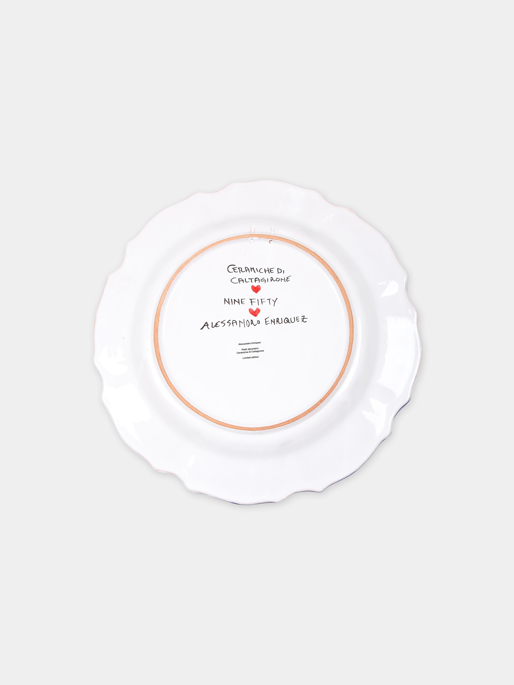 Piatto Ti Amo multicolor per bambini,Alessandro Enriquez,TI AMO