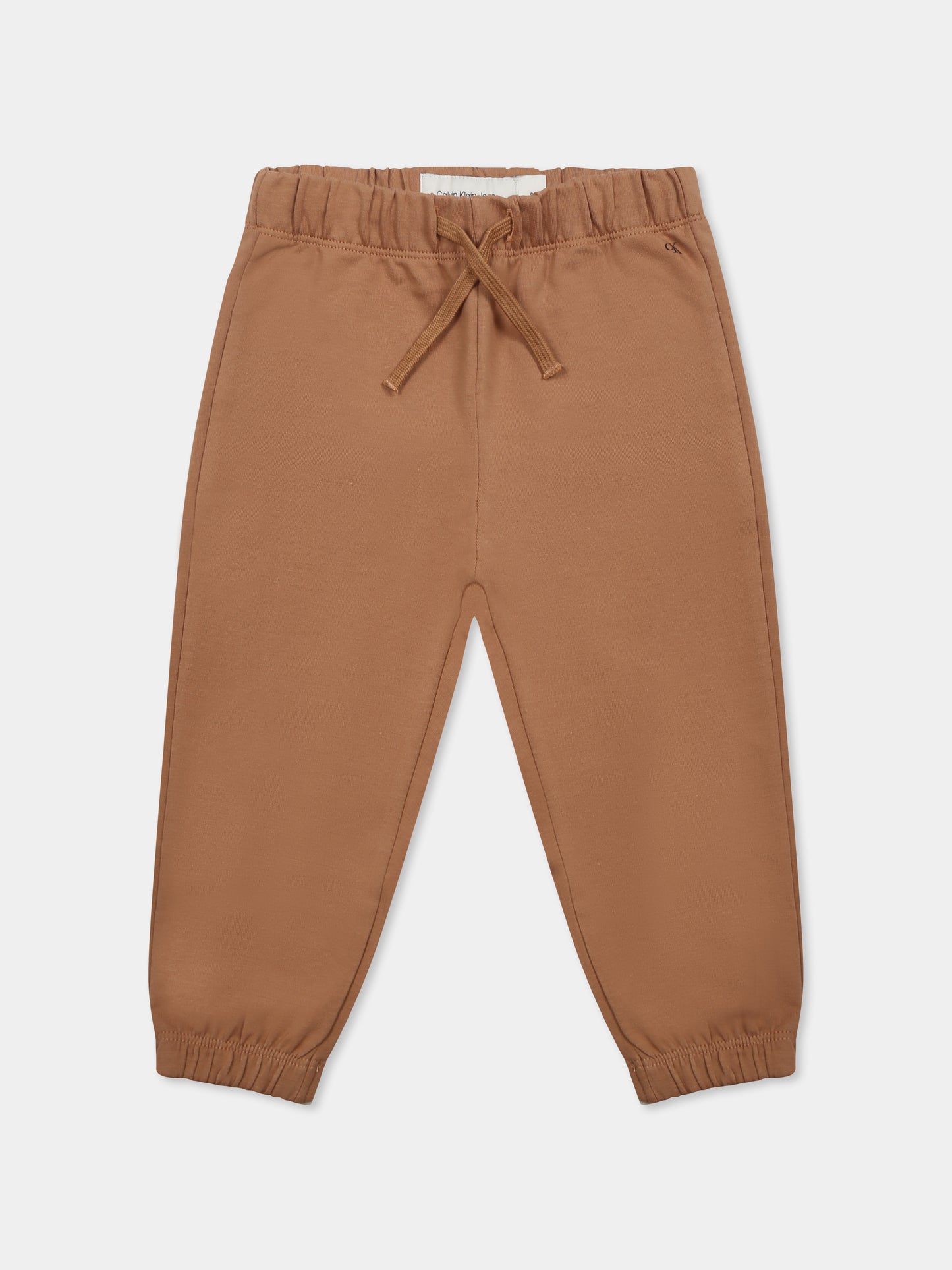 Completo marrone per neonati con logo,Calvin Klein Kids,24F CKIN0IN00011J IN0IN00011 GU1