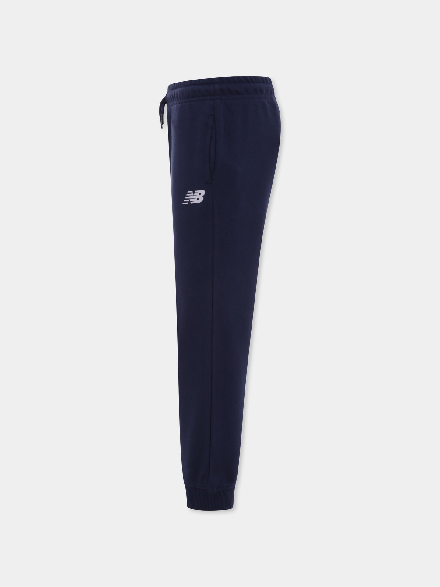 Pantaloni blu per bambino con logo,New Balance,25S NBLAKB0226 LAKB0226 NNY