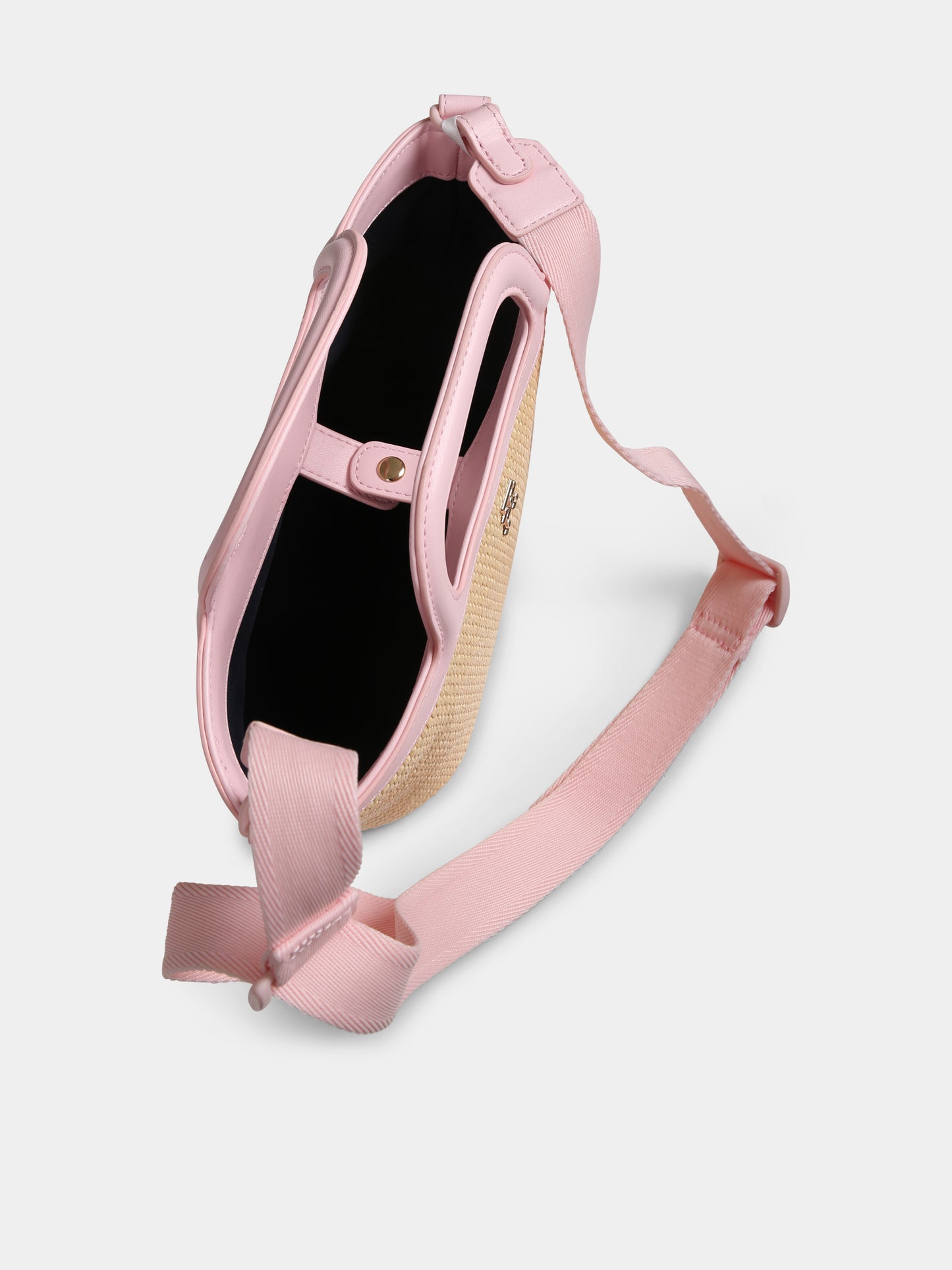 Borsa beige per bambina con logo