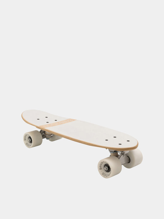 Skateboard bianco per bambini,Banwood,BW SKB WHITE