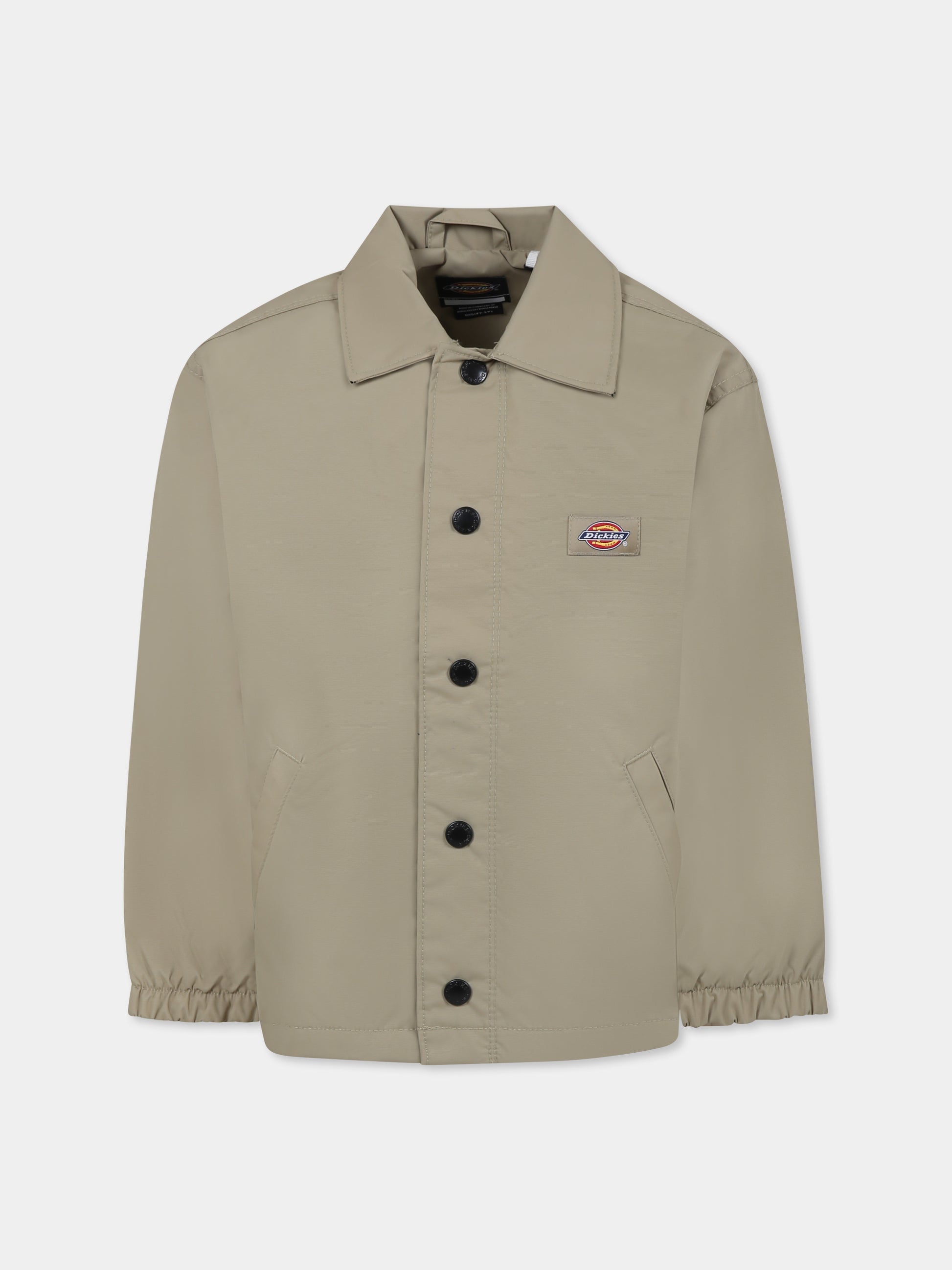 Giubbotto beige per bambino con logo,Dickies,DK0KJR31KHK1