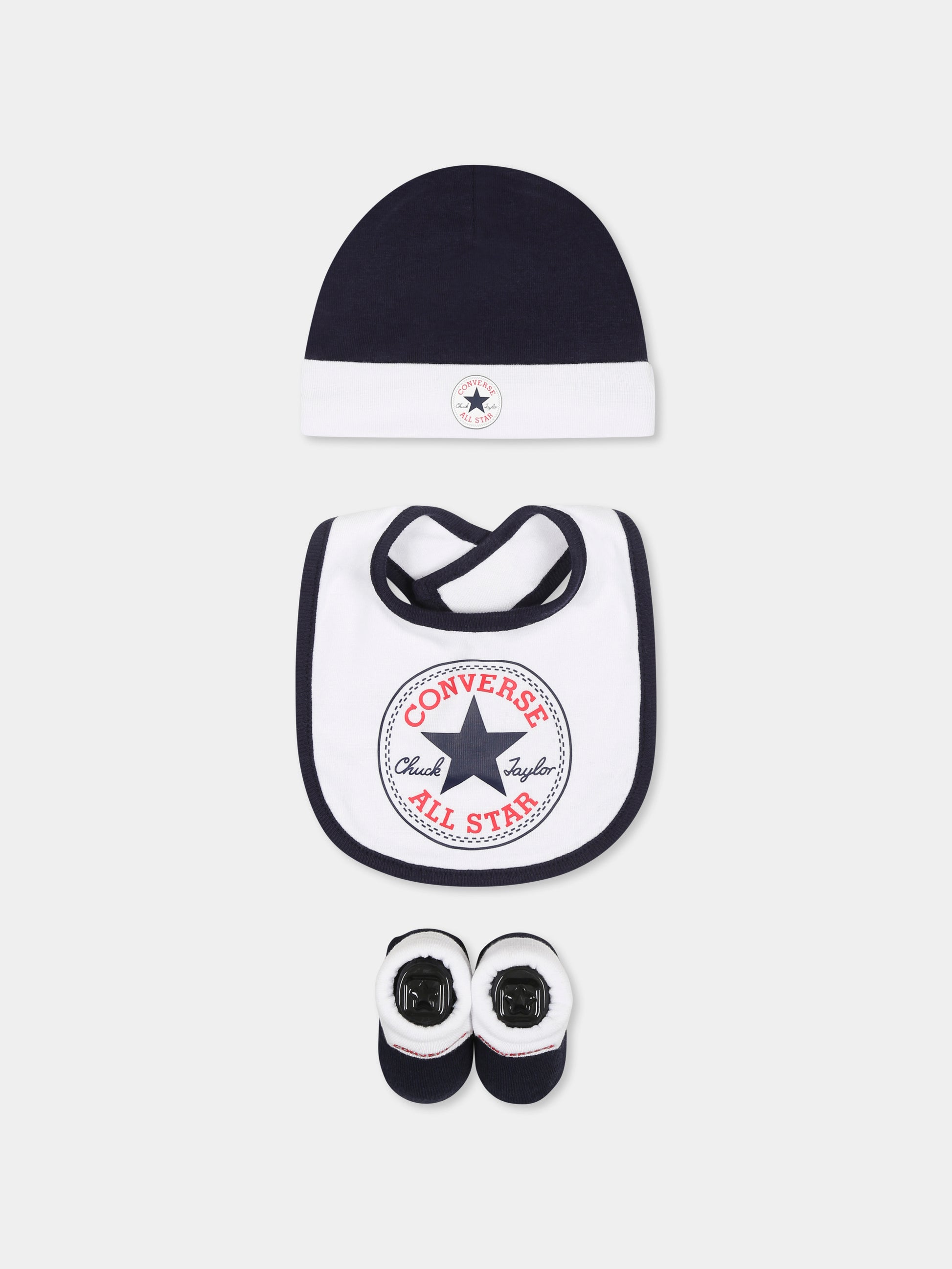 Set accessori blu per neonato con logo,Converse,NC0224 695