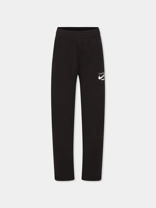 Pantaloni neri per bambino con loghi,Nike,9Q1094 023