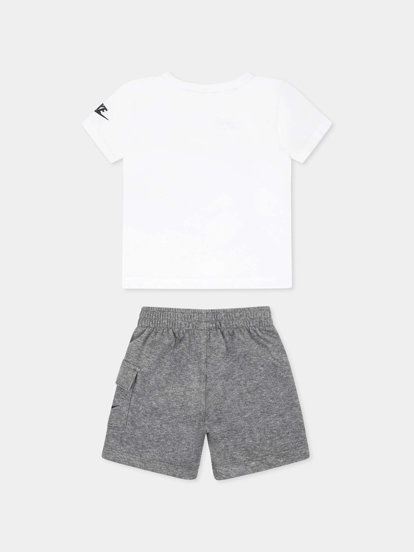 Completo multicolor per neonato con logo,Nike,66J213 GEH