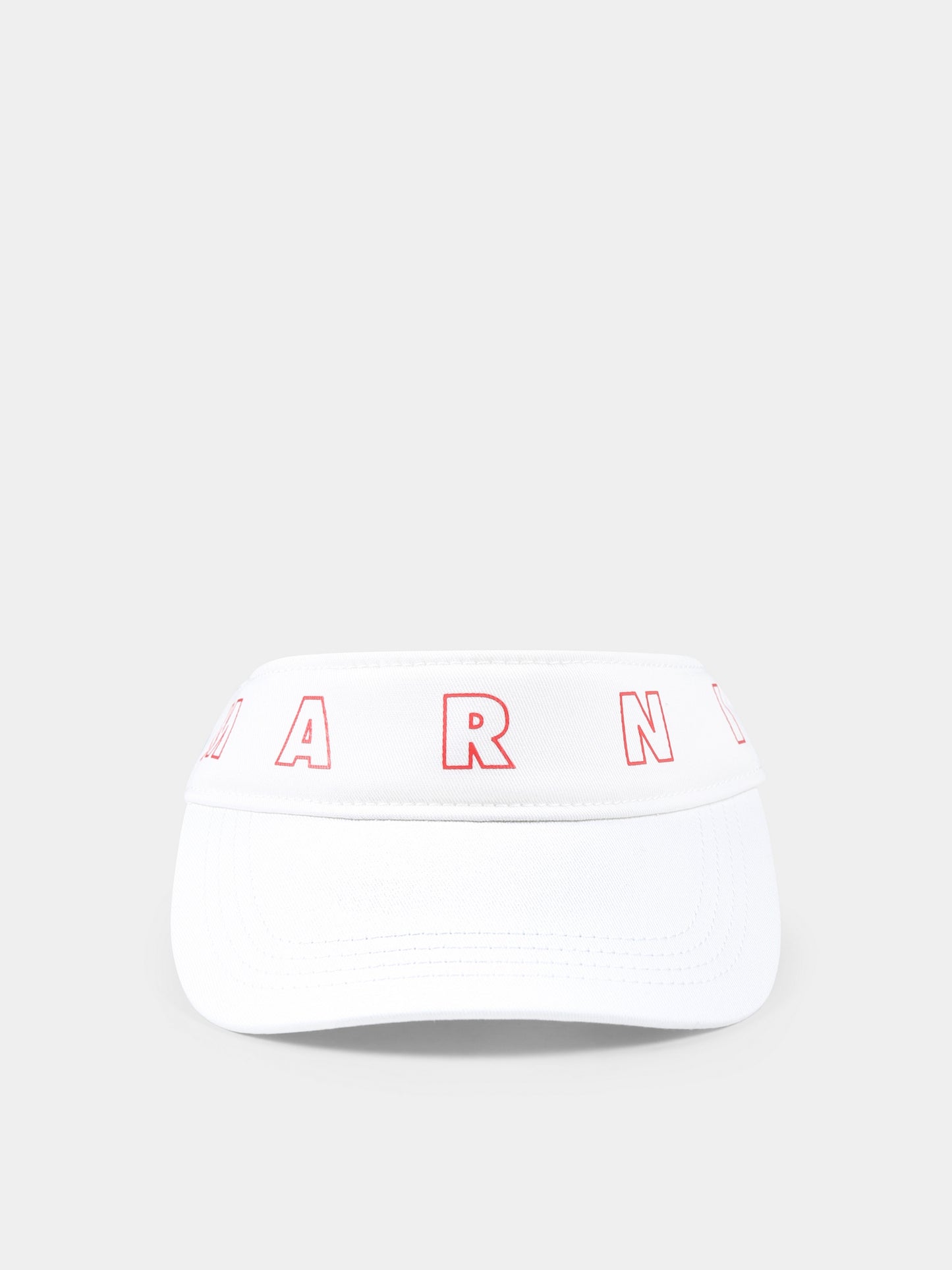 Cappello bianco per bambini con logo