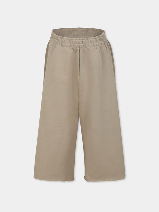 Pantaloni beige per bambini,Mm6 Maison Margiela,M60744 MM006 MM6P168U M6709