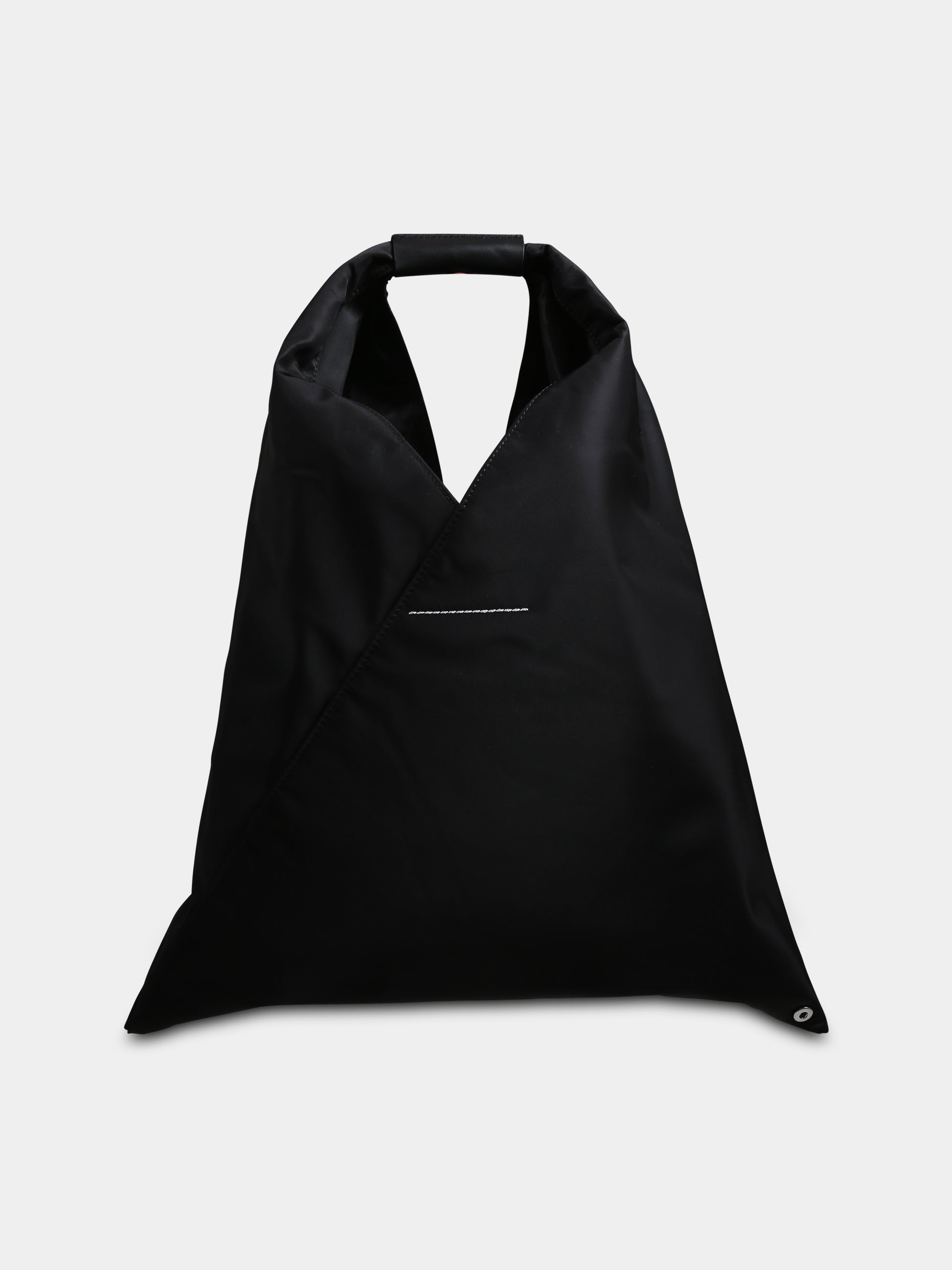 Borsa Japanese nera per bambina con logo,Mm6 Maison Margiela,M60821 P6416 JAPANESE W POCKET T8013