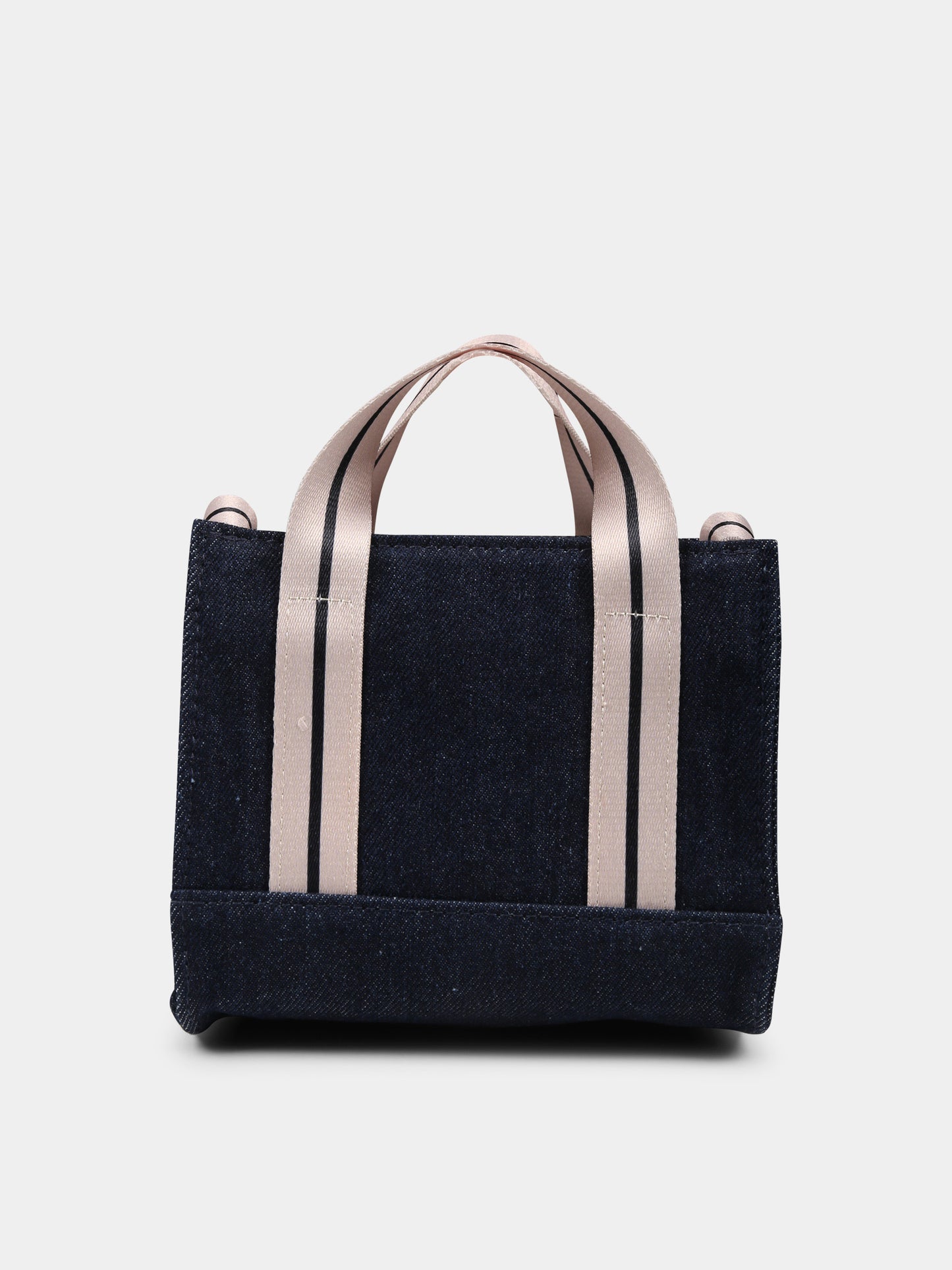 Borsa denim per bambina con logo