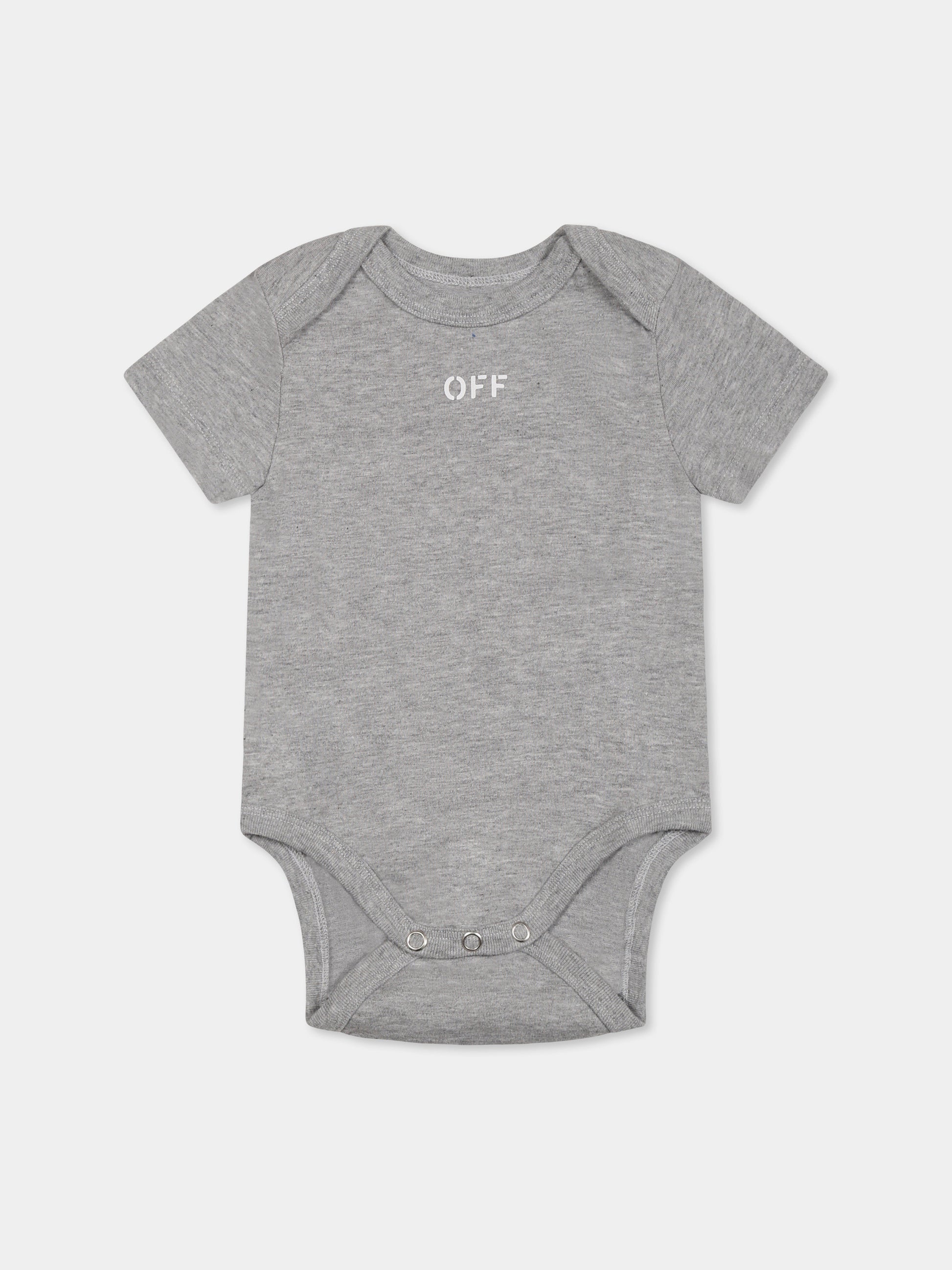 Set body multicolor per neonato con logo,Off White,OB2X005S25JER0018484