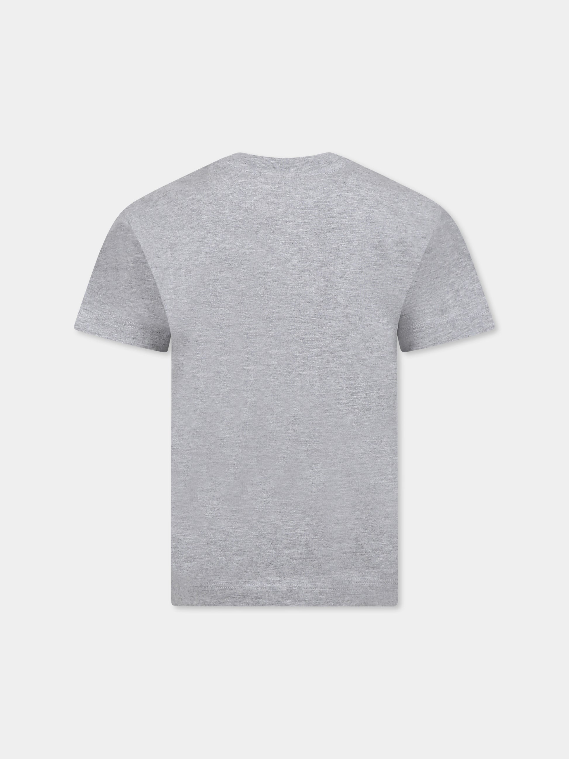 T-shirt grigia per bambino con logo,Off White,OBAA002S25JER0010826