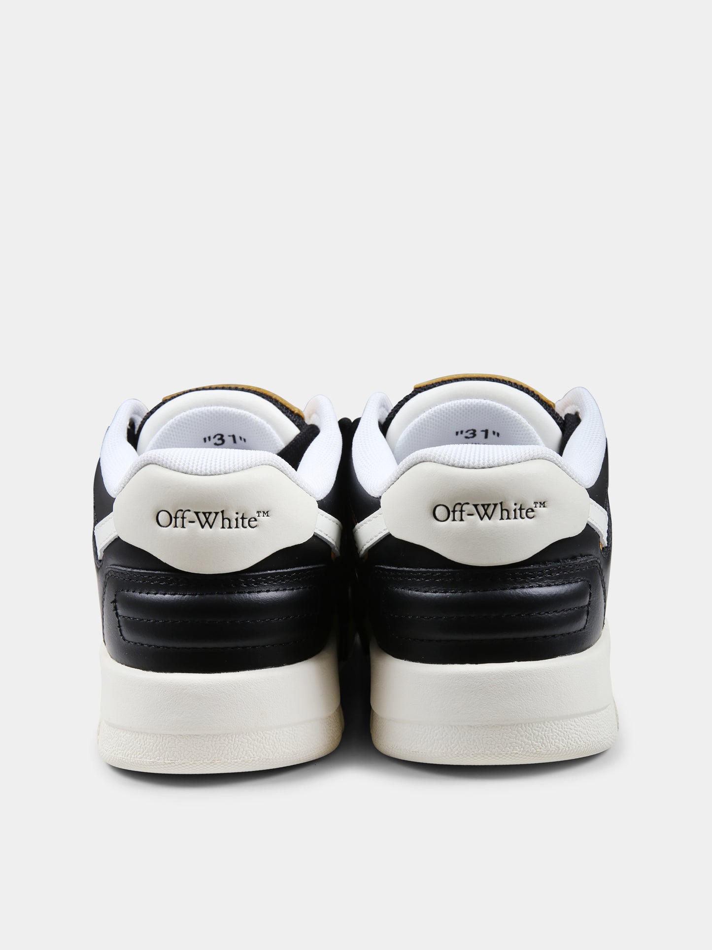 Sneakers Out of Office gialle per bambino con freccia