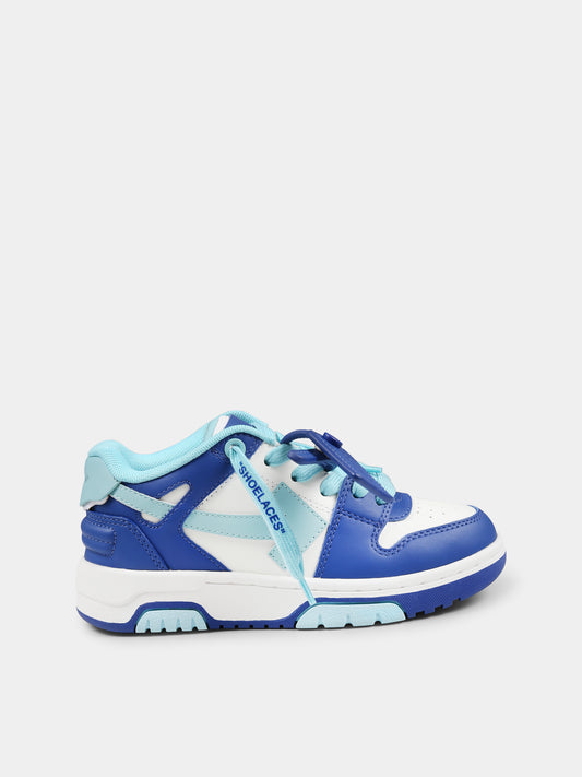 Sneakers Out of Office blu per bambino con freccia