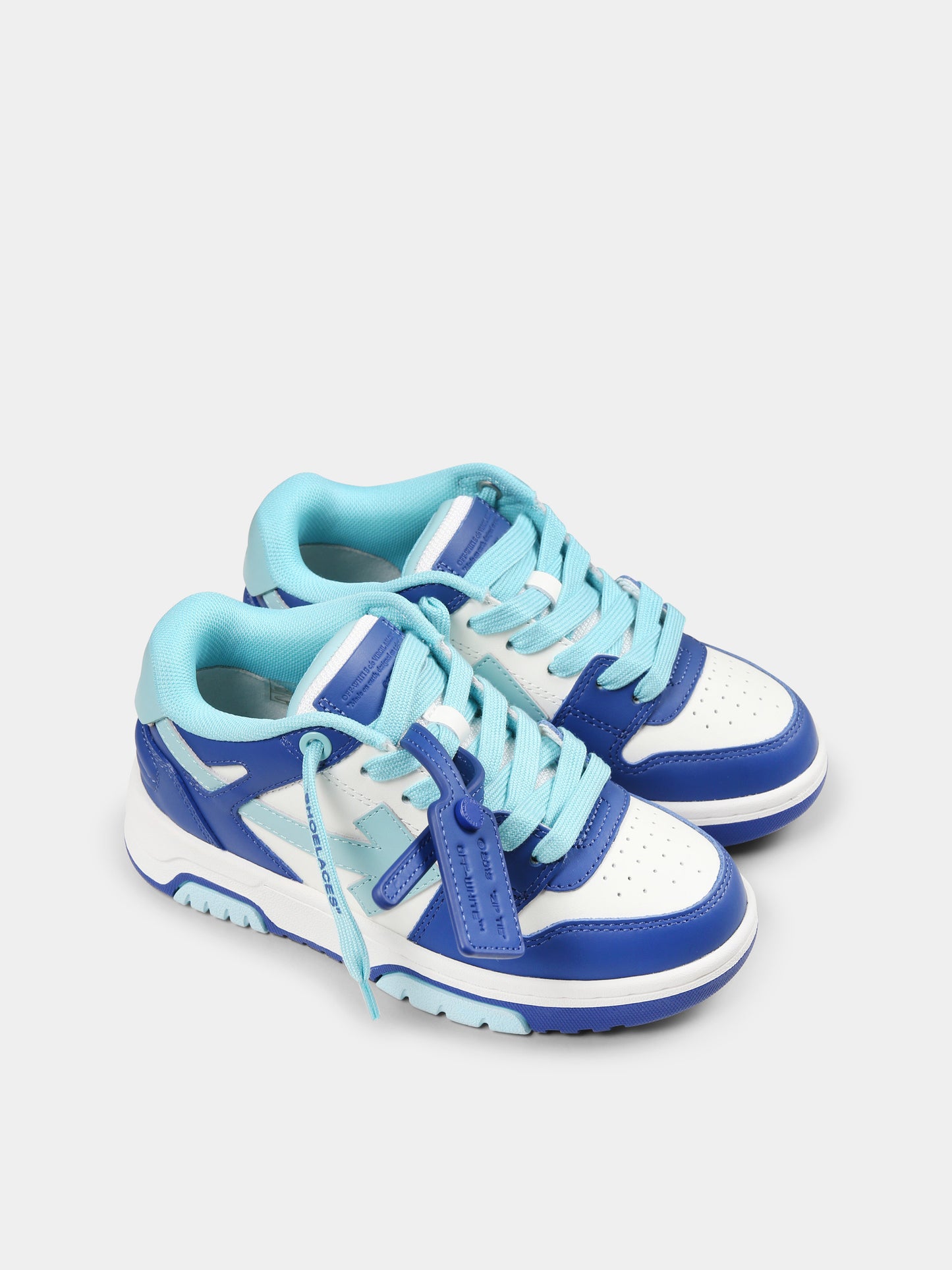 Sneakers Out of Office blu per bambino con freccia