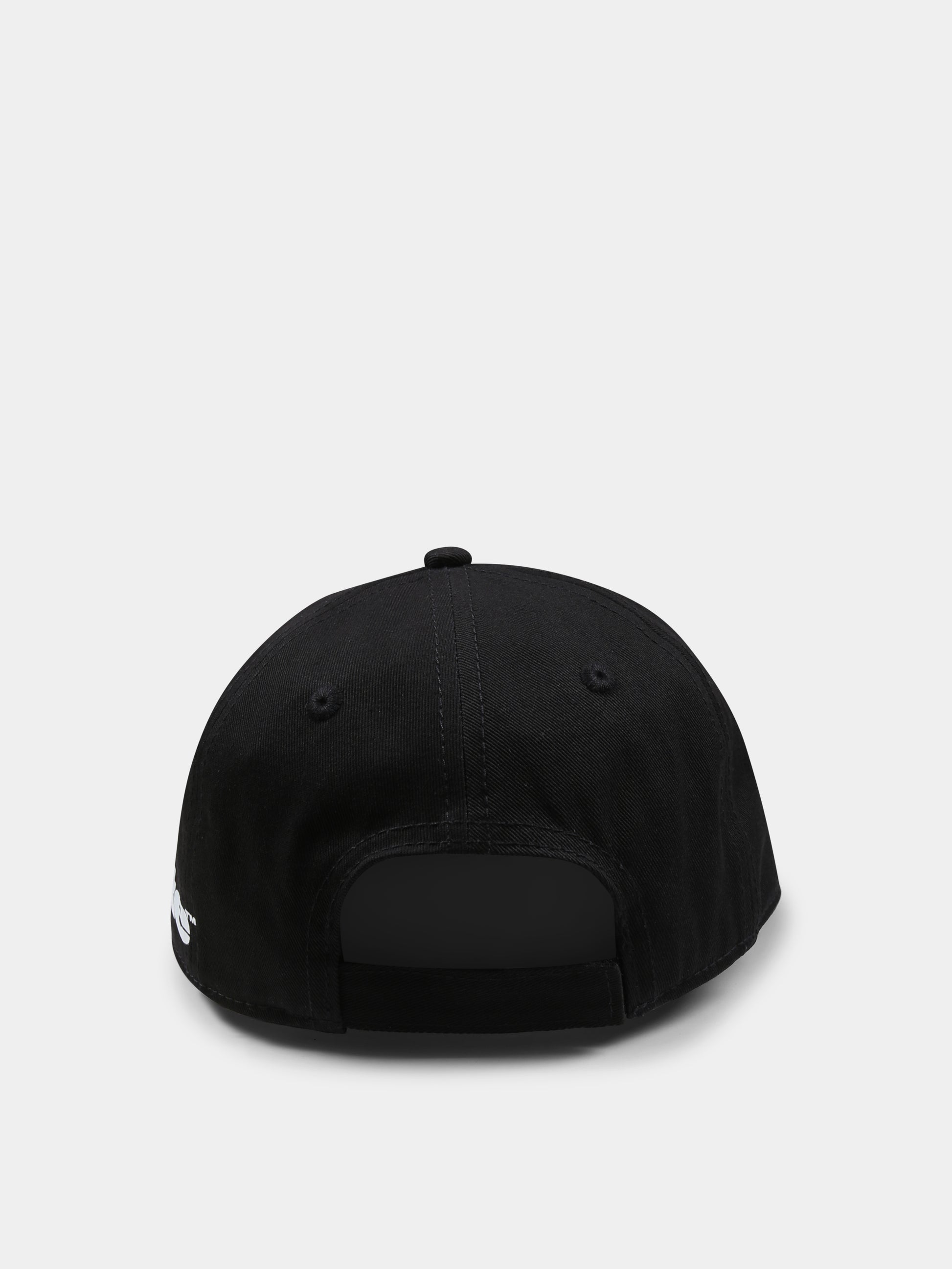 Cappello nero per bambino con logo,Off White,OBLB002S25FAB0021001