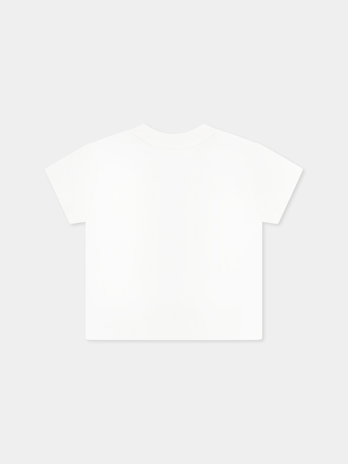 T-shirt bianca per neonata con logo,Off White,OGXB001S25JER0010130