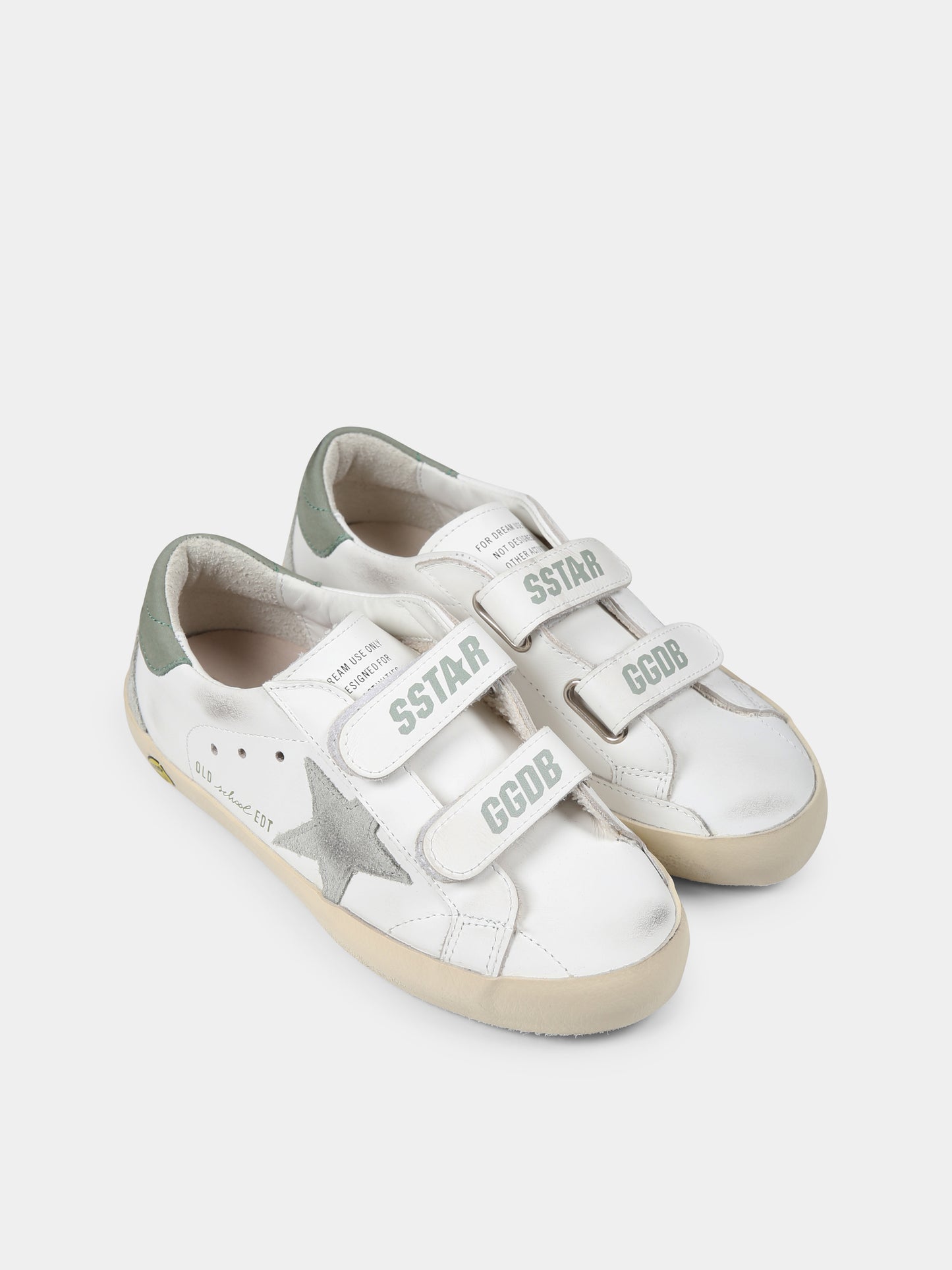 Sneakers Old School bianche per bambini,Golden Goose,GJF00177 F006760 10802