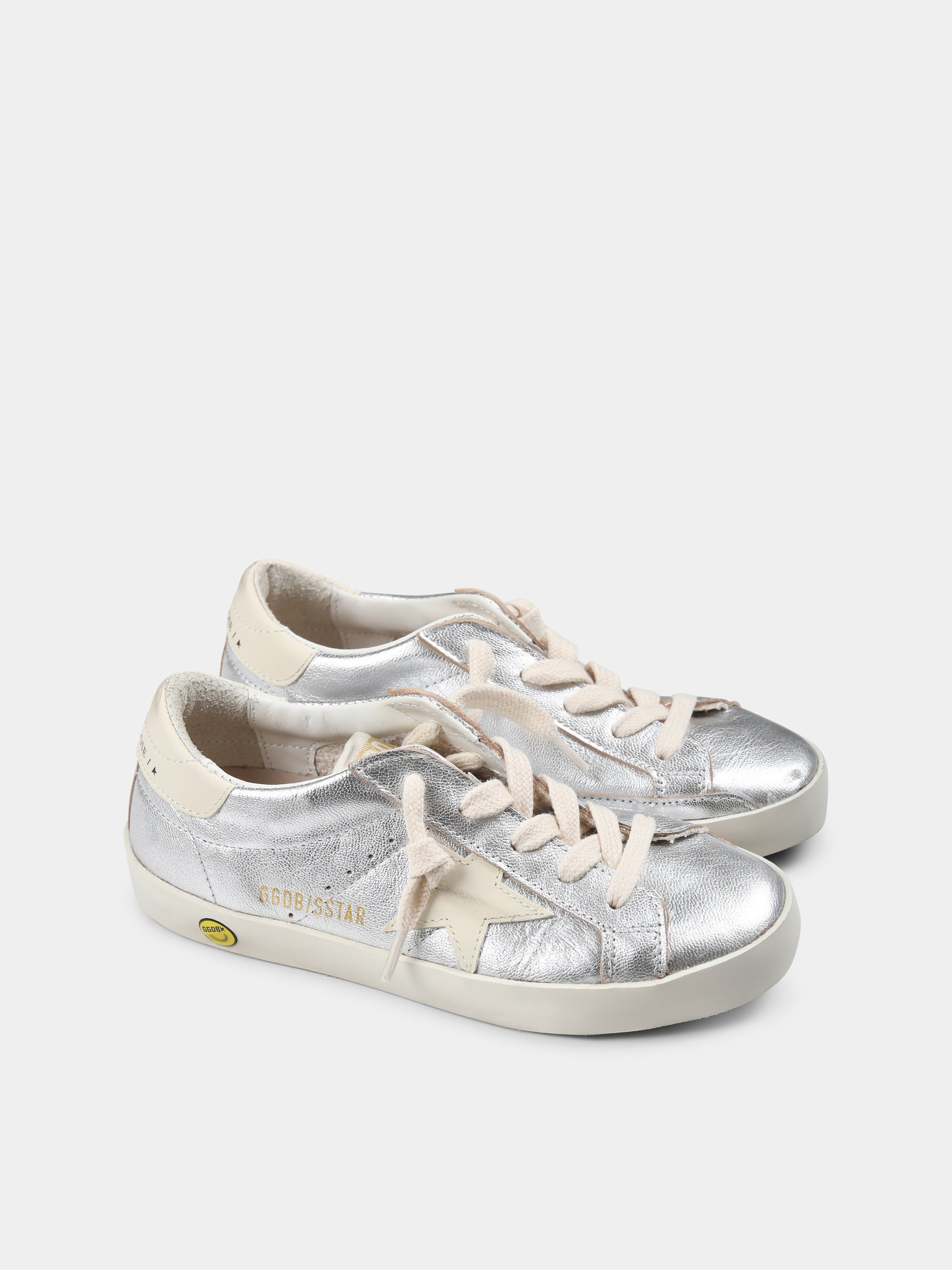 Sneakers argento Super Star per neonata e bambina con stella,Golden Goose,GJF00101 F006759 70321