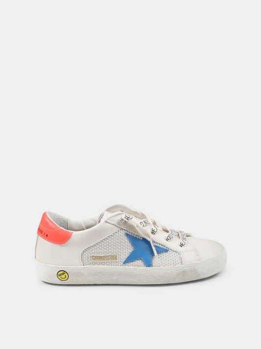 Sneakers Super Star avorio per bambini con stella,Golden Goose,GJF00103 F006754 12150