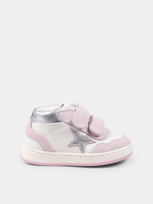 Sneakers June avorio per neonata e bambina,Golden Goose,GJF00773 F006748 10308