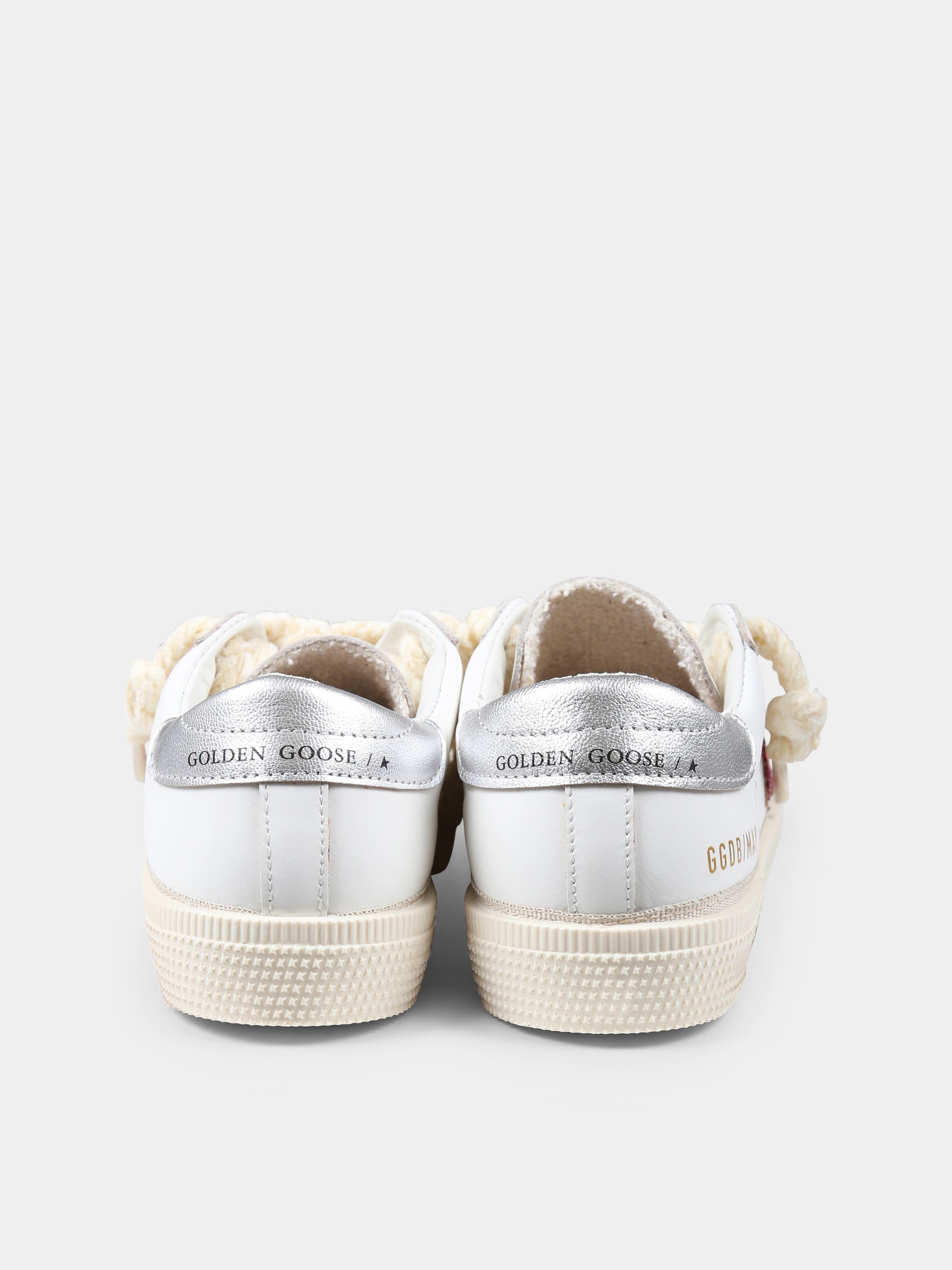 Sneakers May bianche per bambina,Golden Goose,GYF00112 F006770 10426