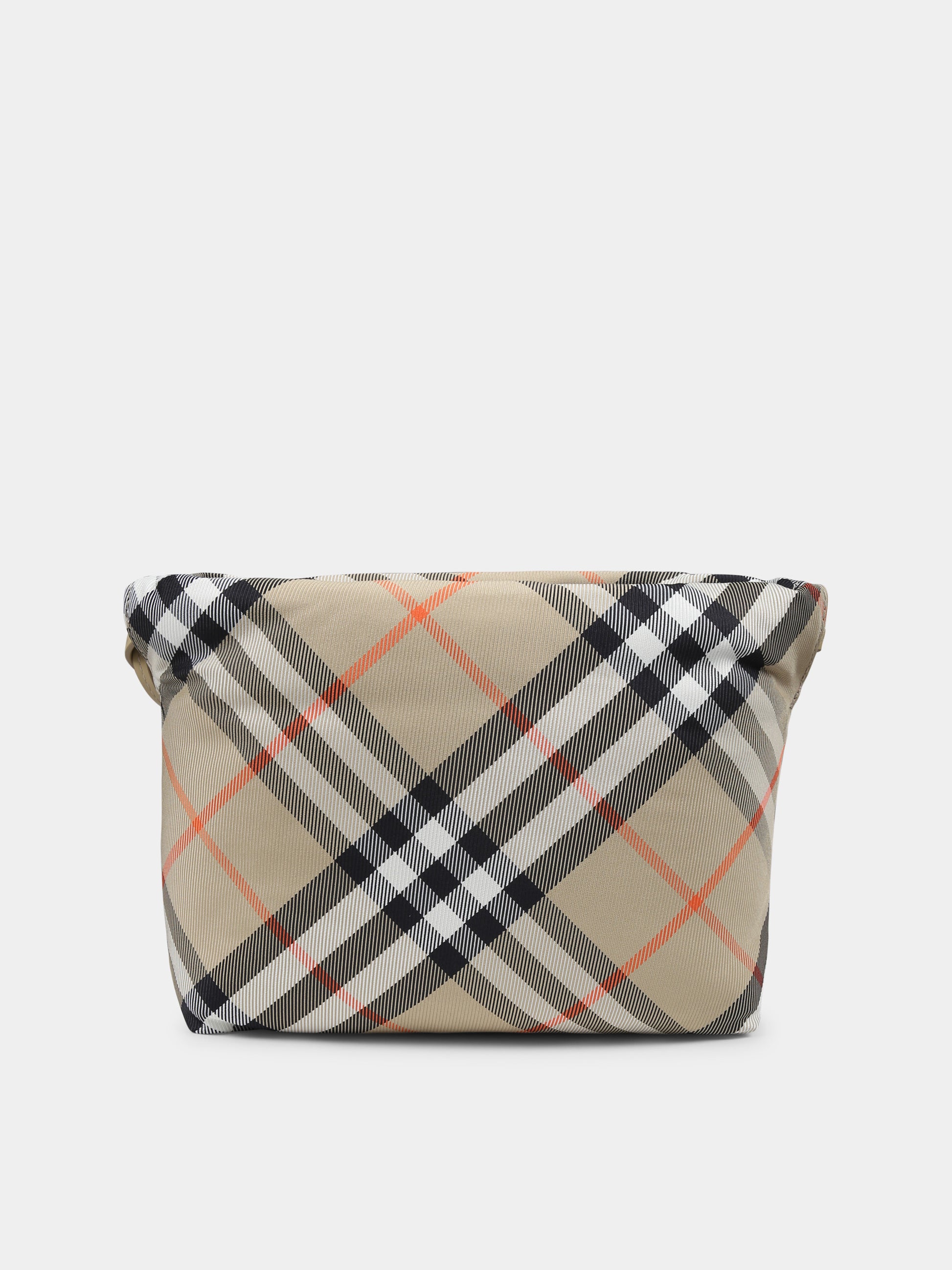 Borsa beige per bambina con check vintage,Burberry Kids,8096210 B9368