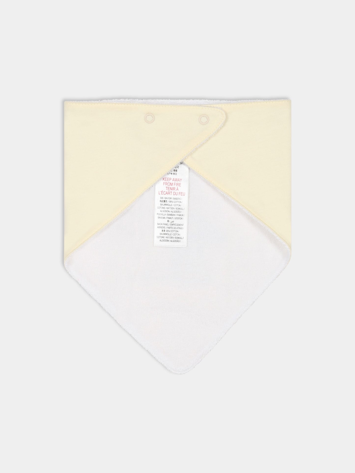 Set bavaglini multicolor per neonati con animali