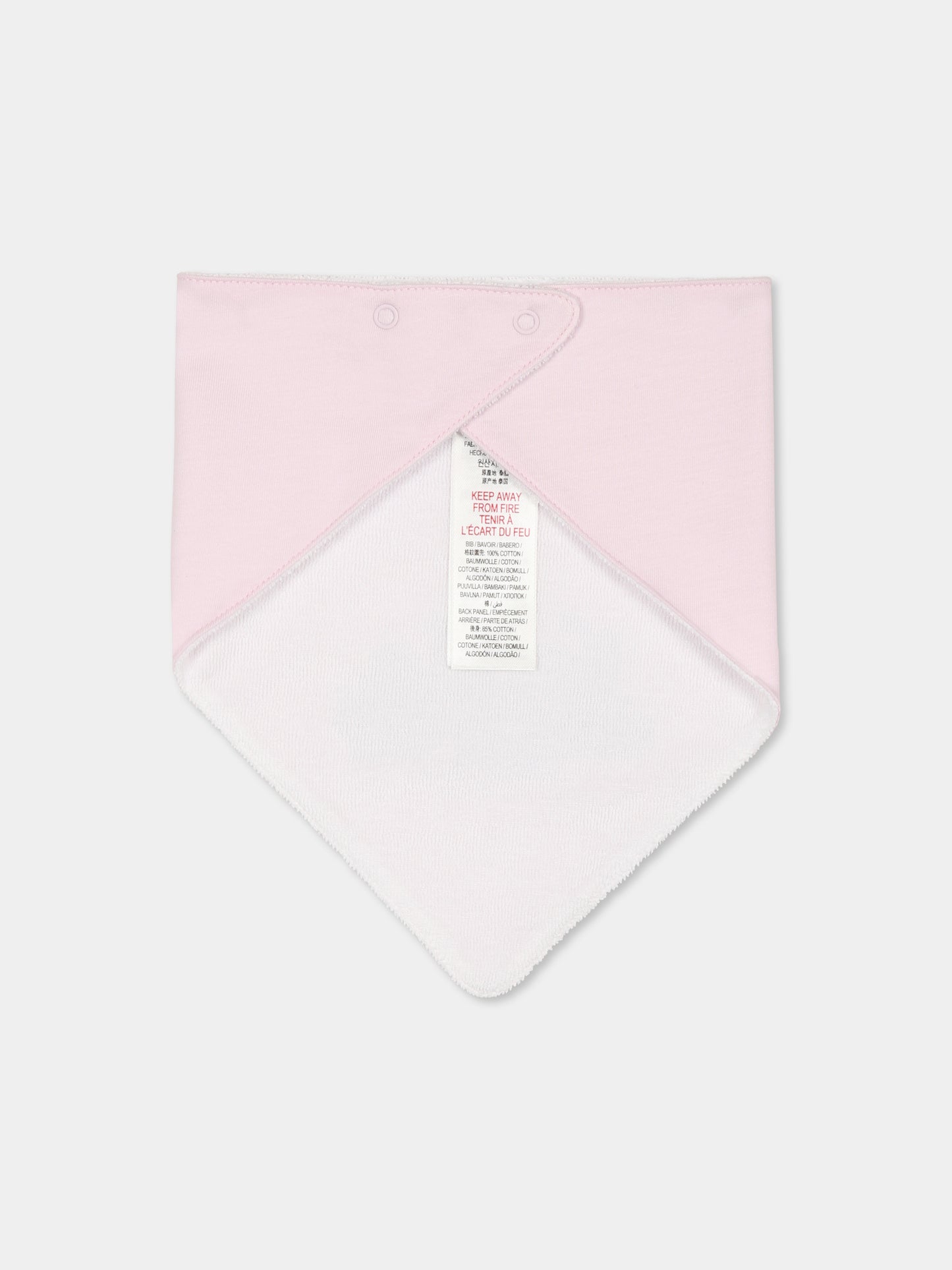 Set bavaglini multicolor per neonati con animali