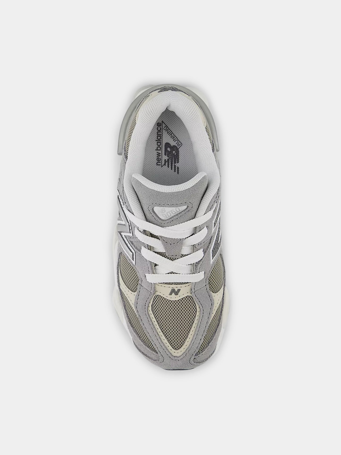 Sneakers 9060 grigie per bambini