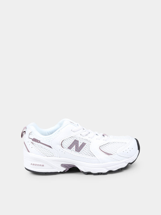 Sneakers 530 bianche per bambina